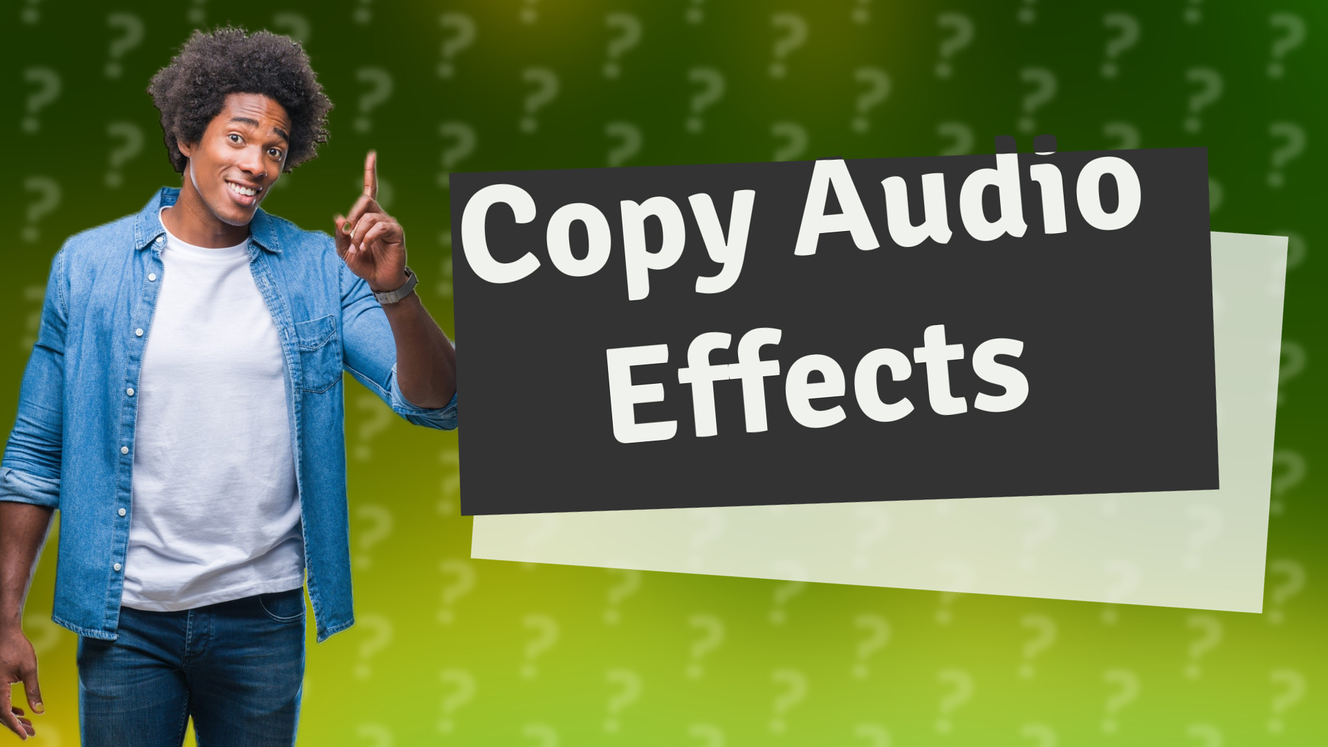 Copy Audio Effects