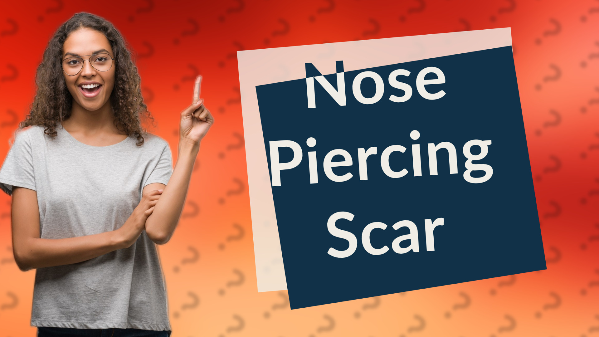 Nose Piercing Scar