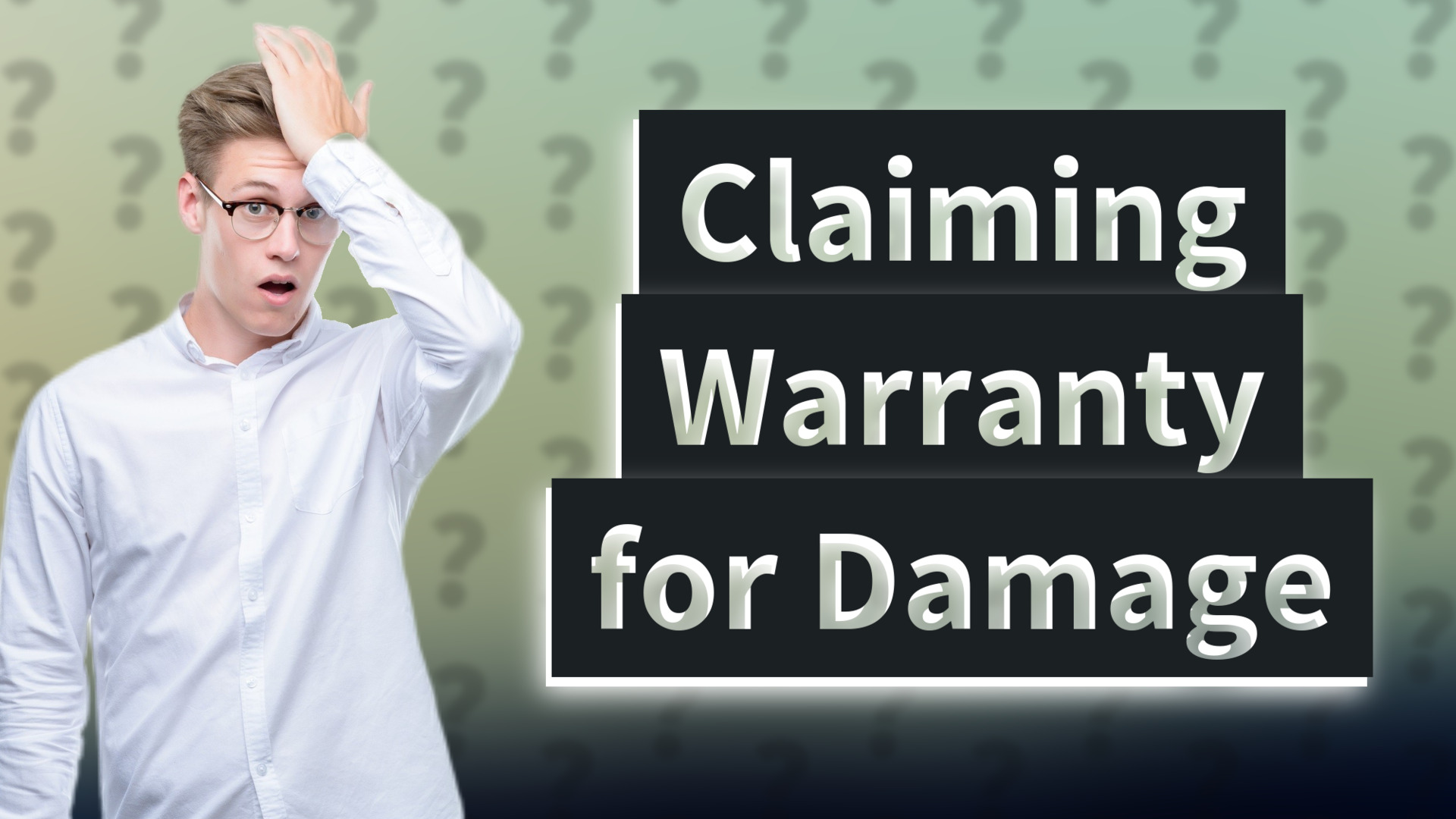 Claiming Warranty for Damage