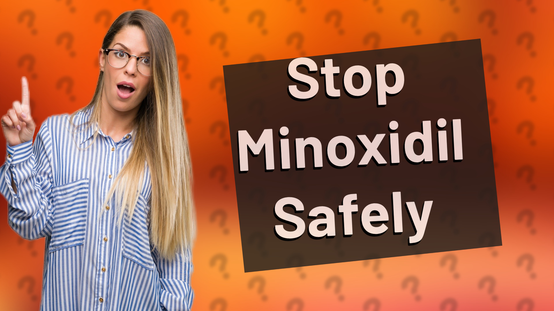 Stop Minoxidil Safely