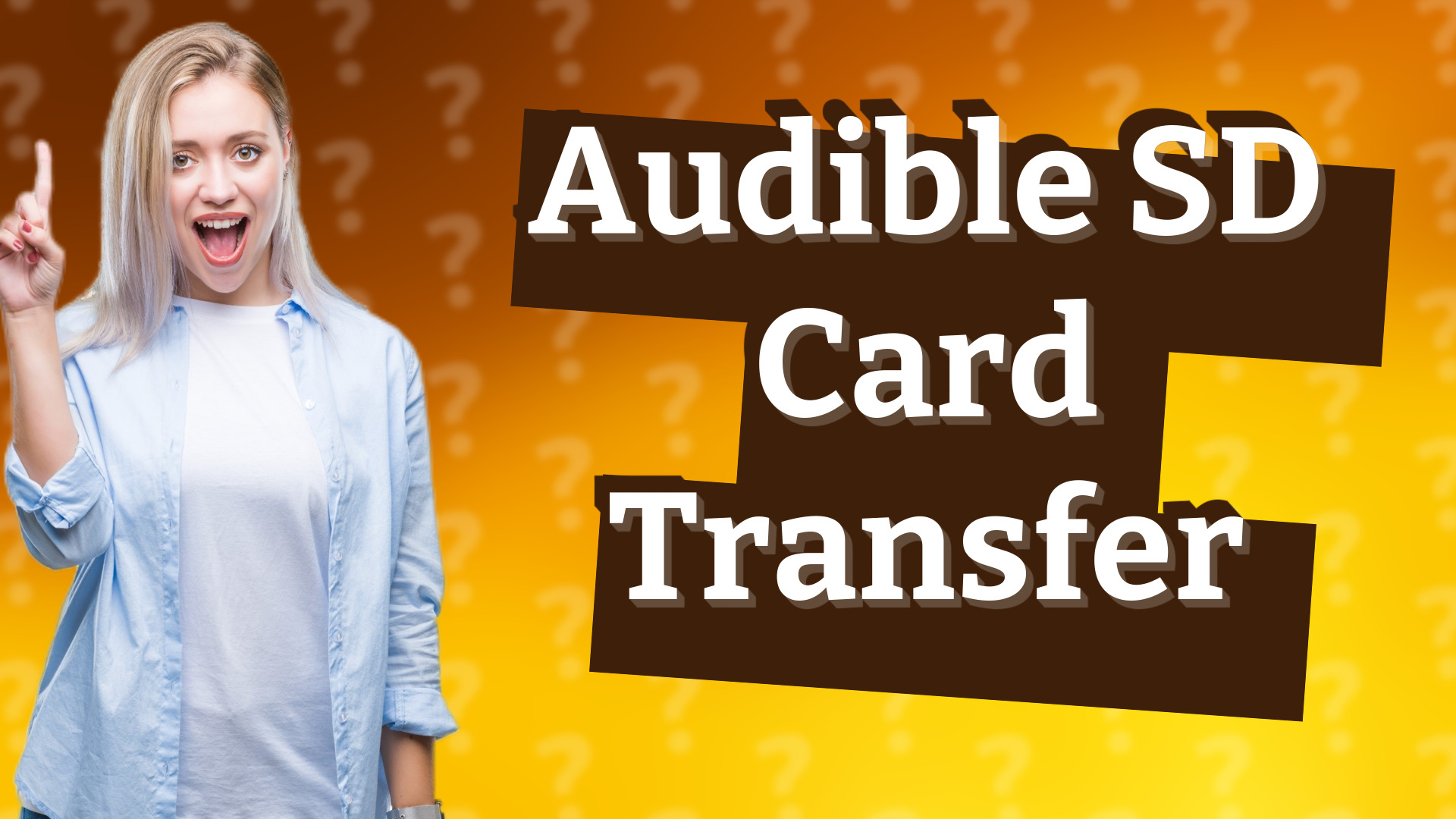 Audible SD Card Transfer