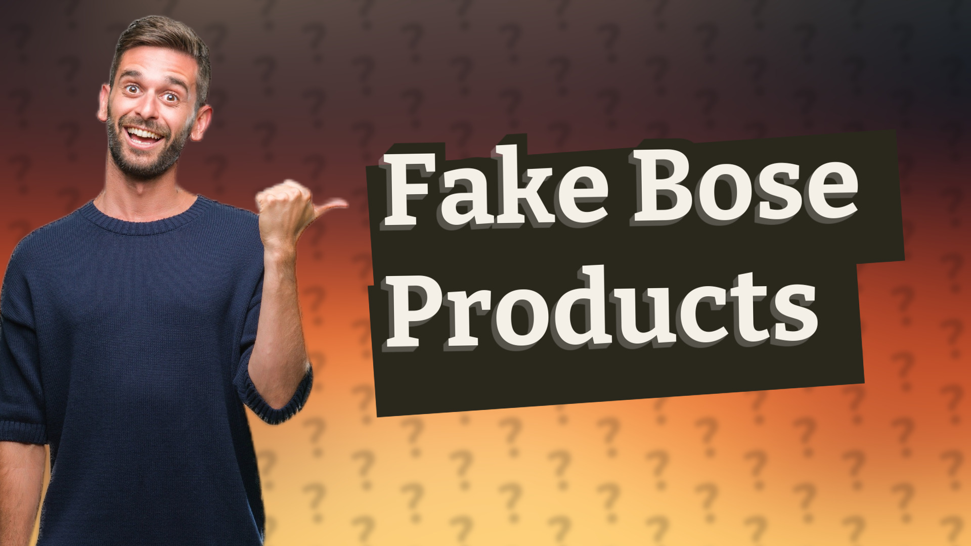 Fake Bose Products
