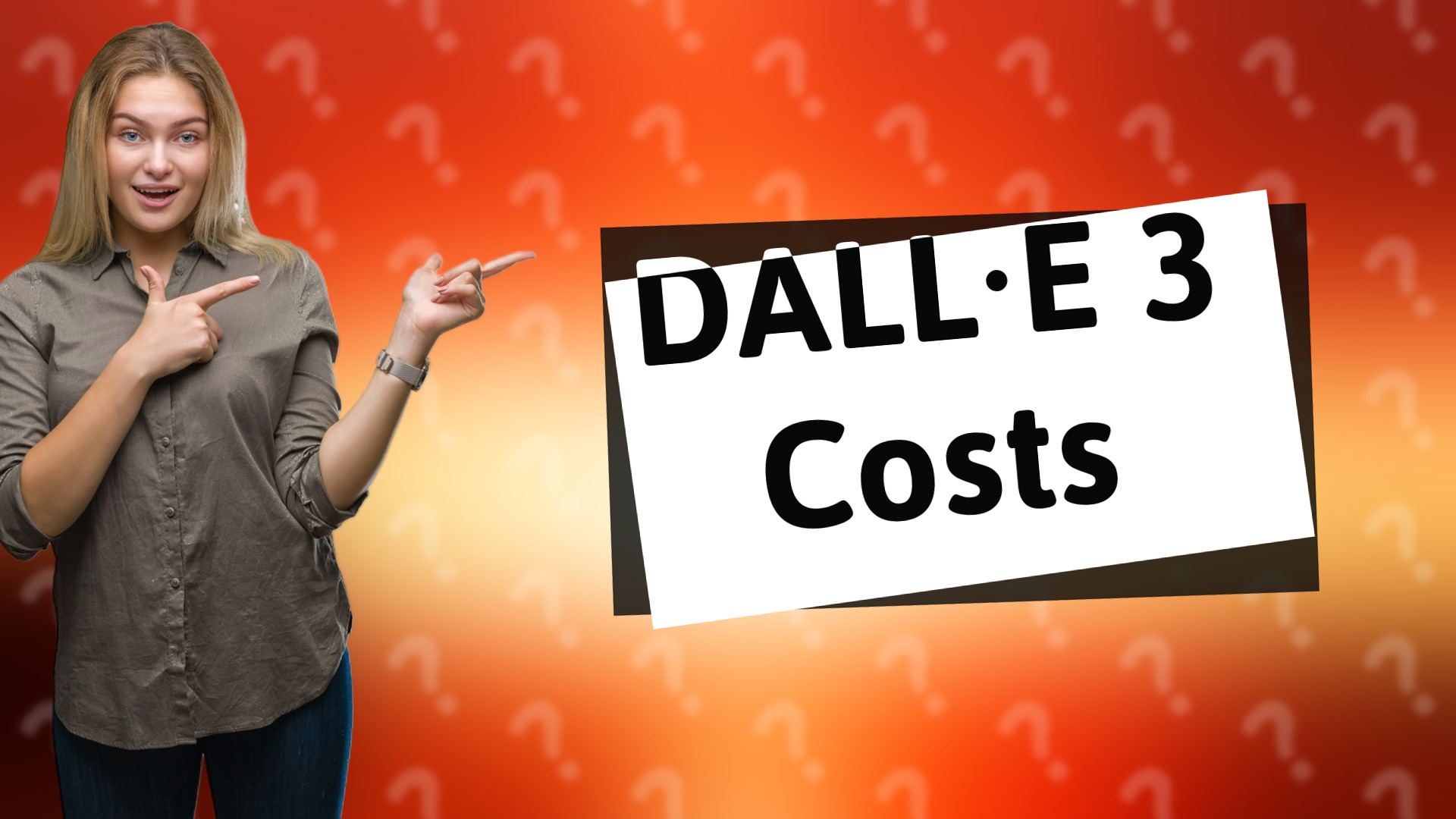 DALL·E 3 Costs