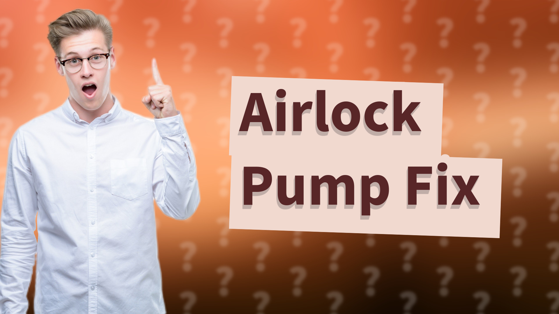 Airlock Pump Fix