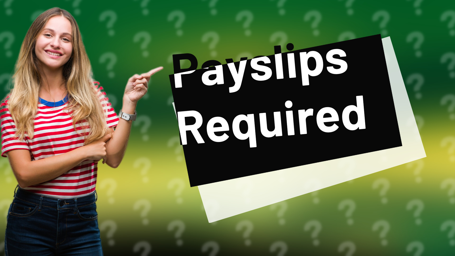 Payslips Required