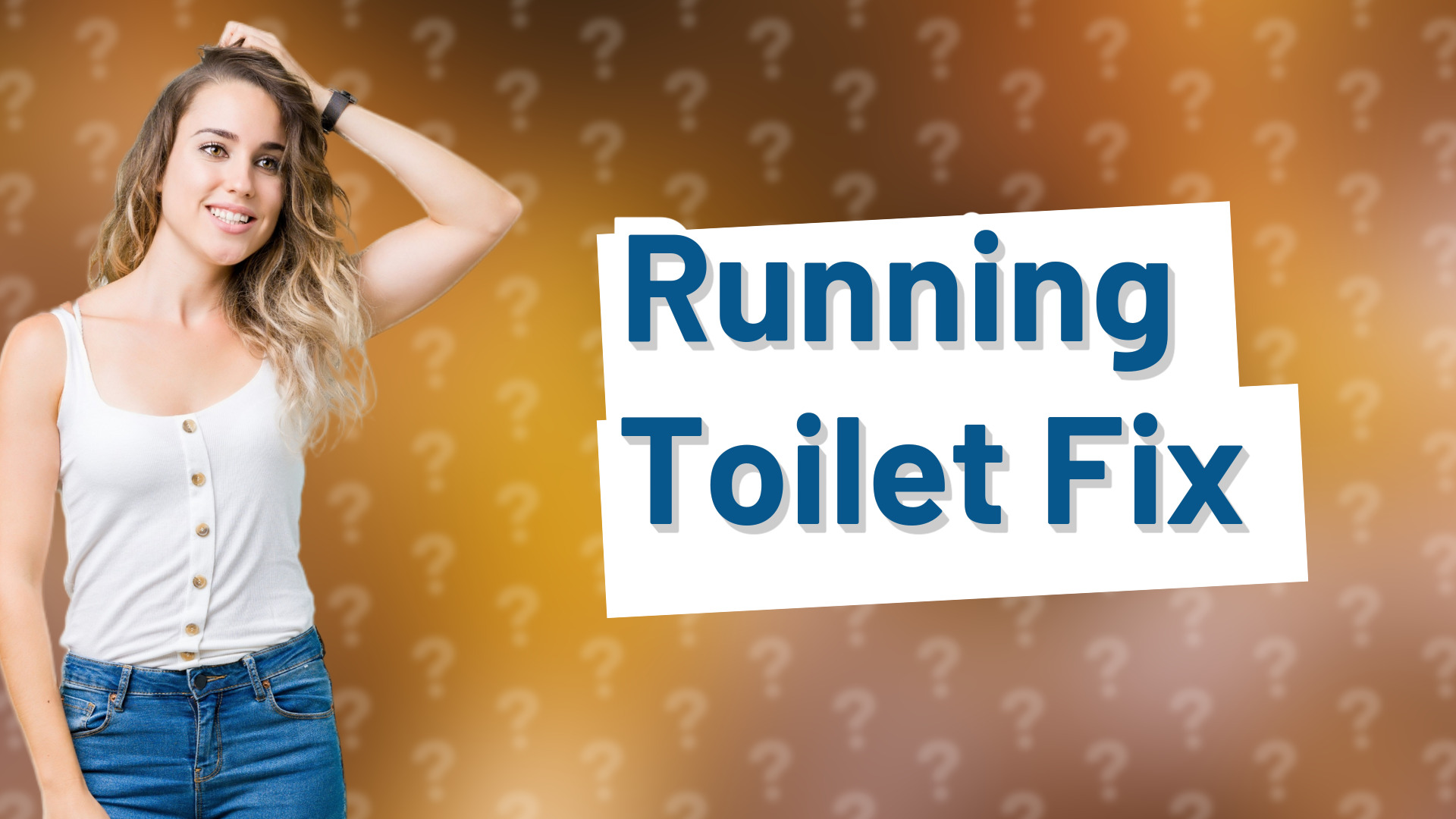 Running Toilet Fix