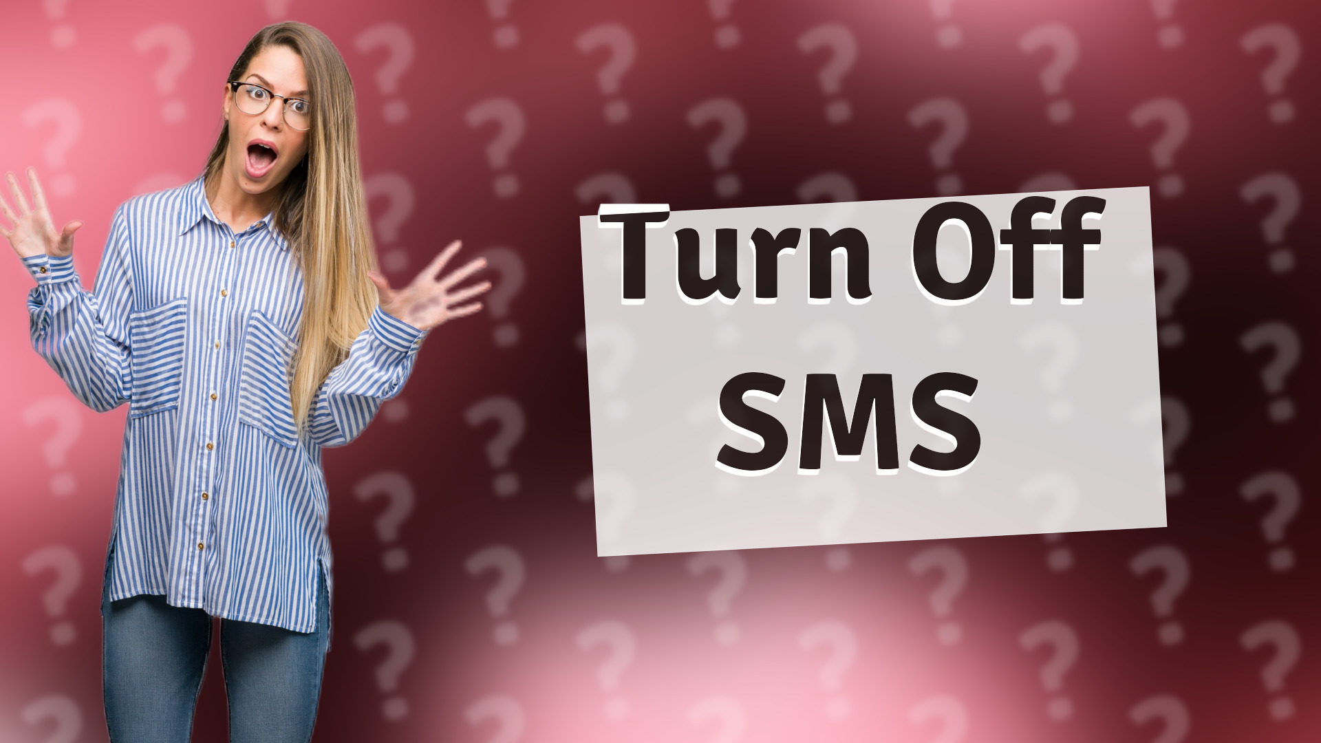 Turn Off SMS
