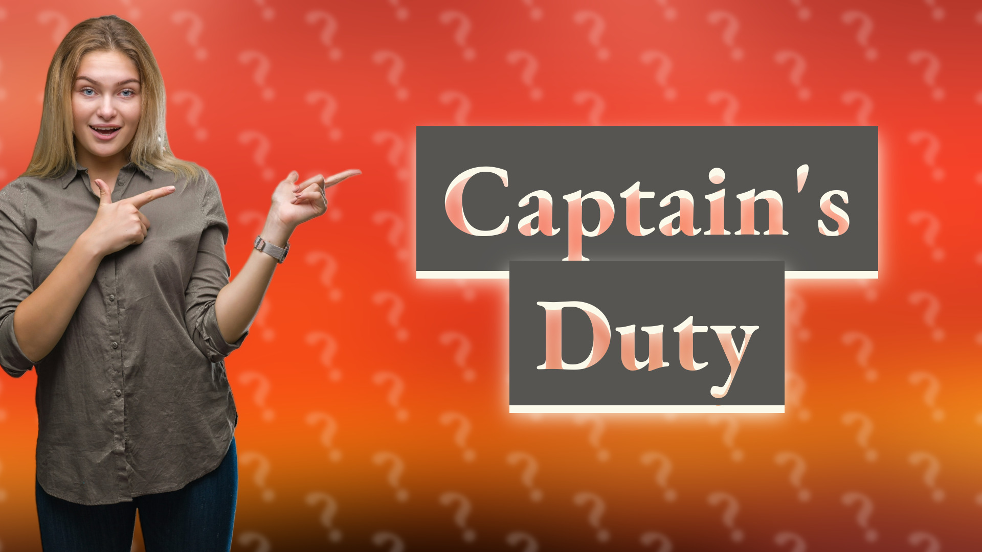 Captain's Duty