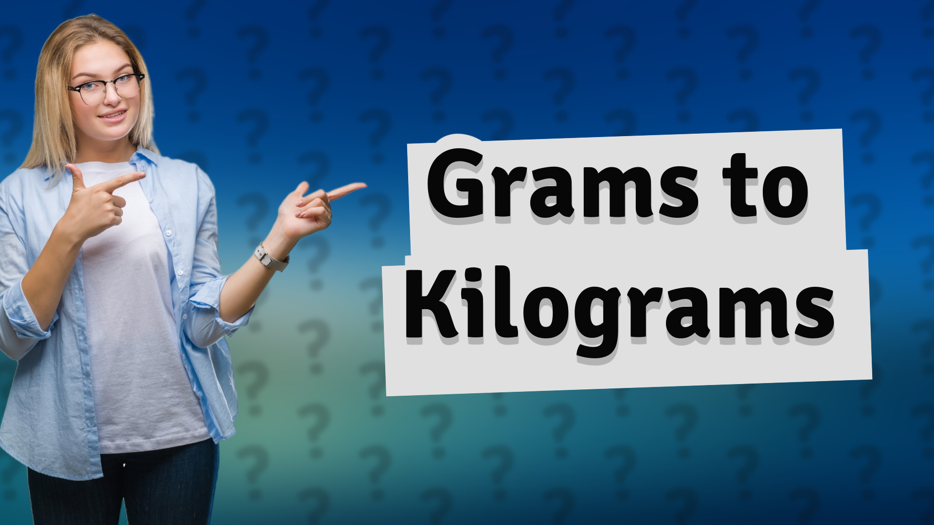 Grams to Kilograms