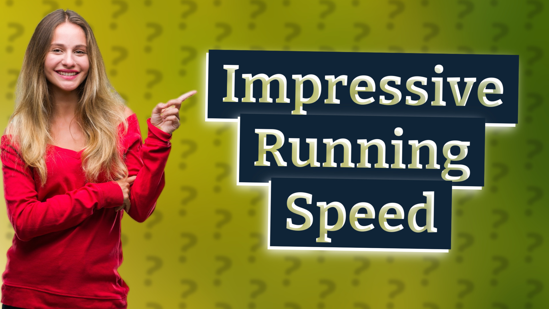 Impressive Running Speed