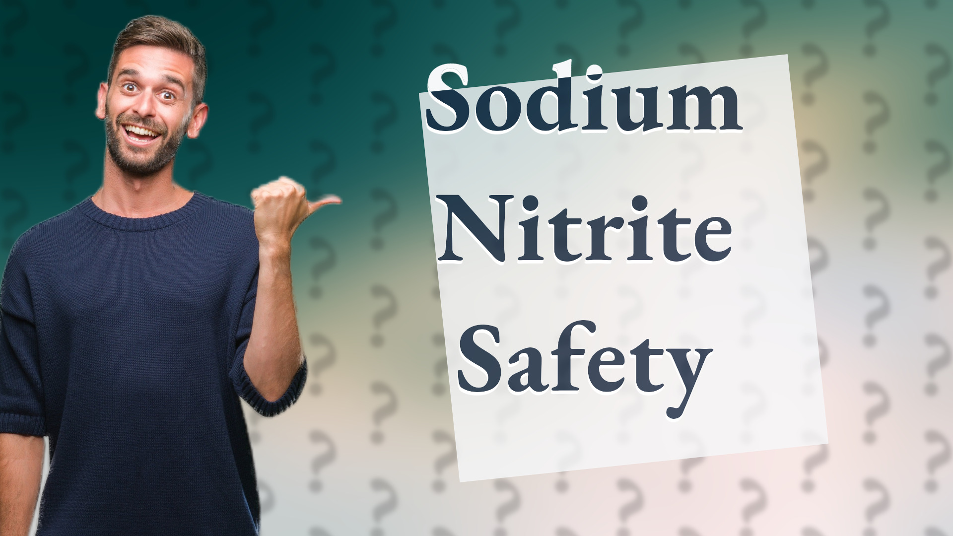 Sodium Nitrite Safety