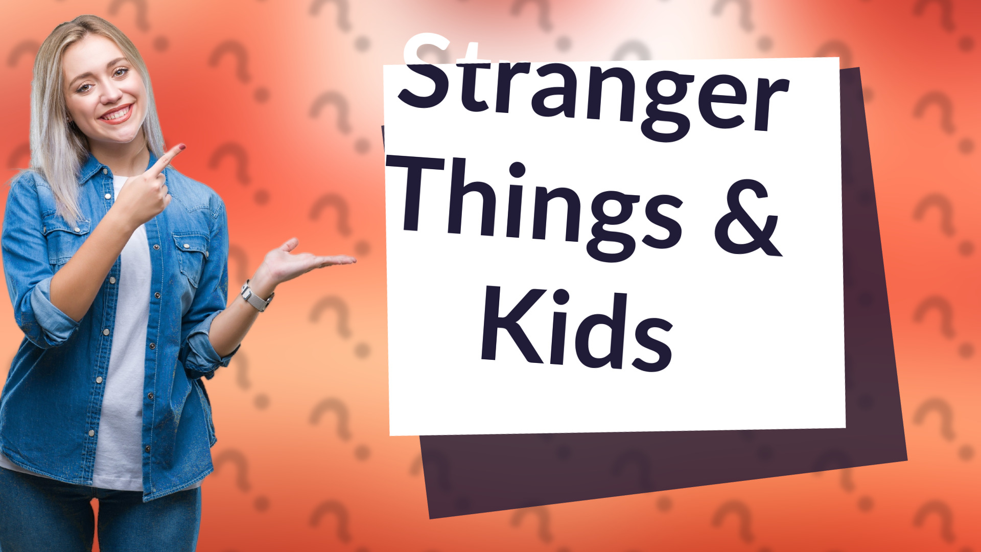 Stranger Things & Kids
