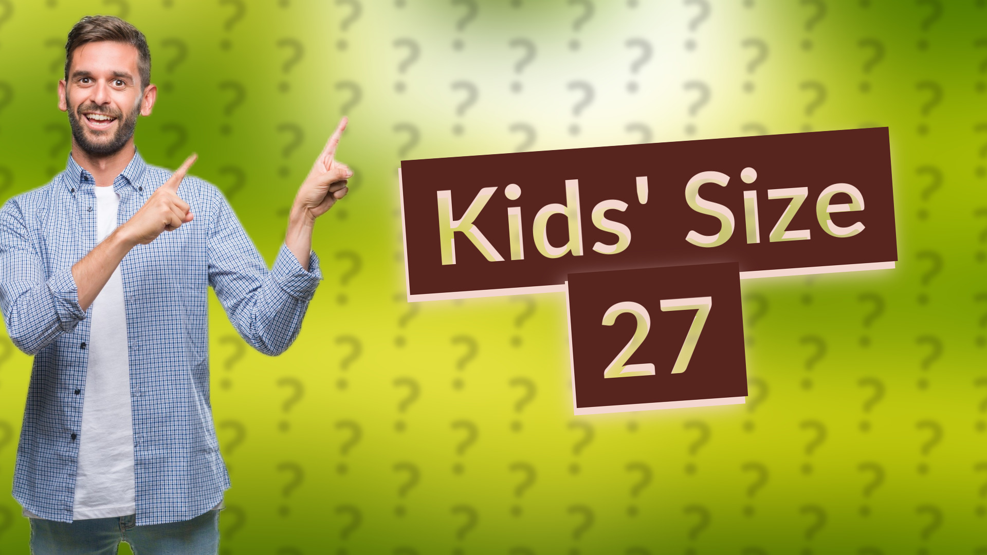 Kids' Size 27