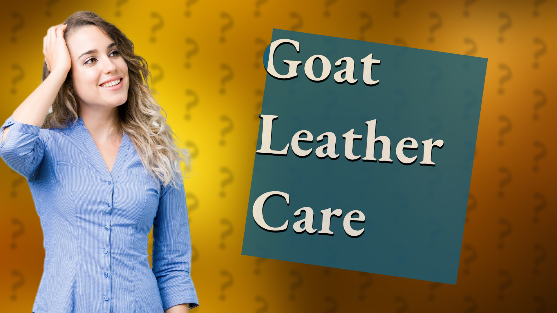 Goat Leather Care