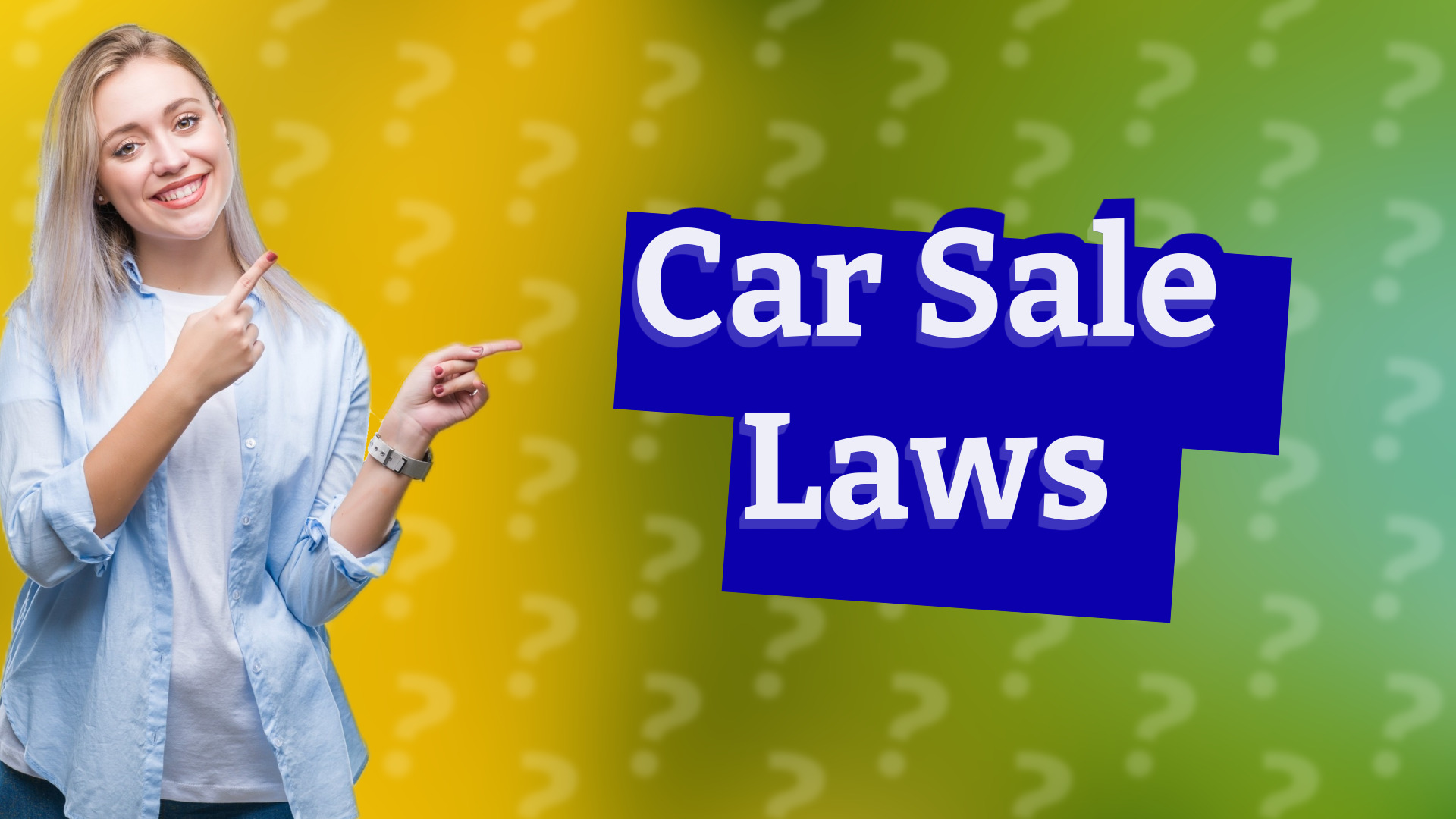 Car Sale Laws