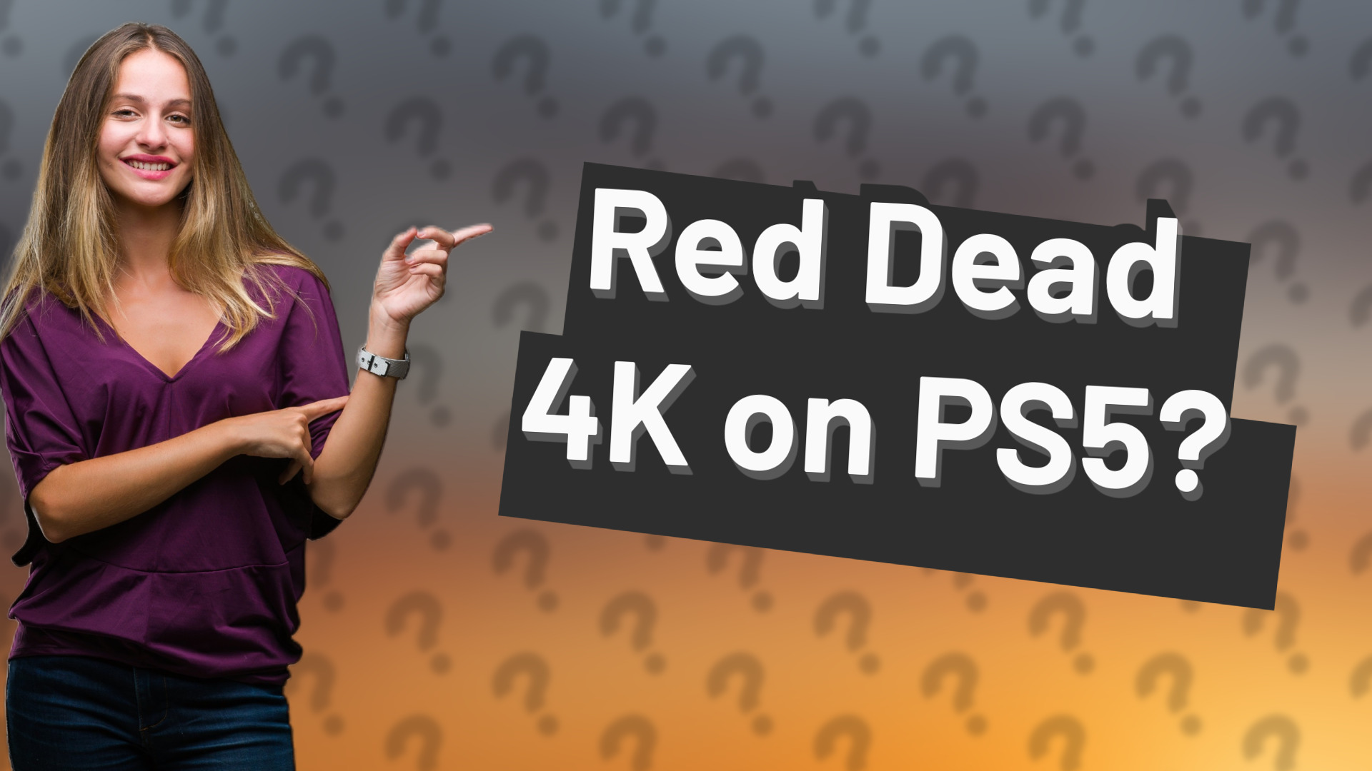 Red Dead 4K on PS5?
