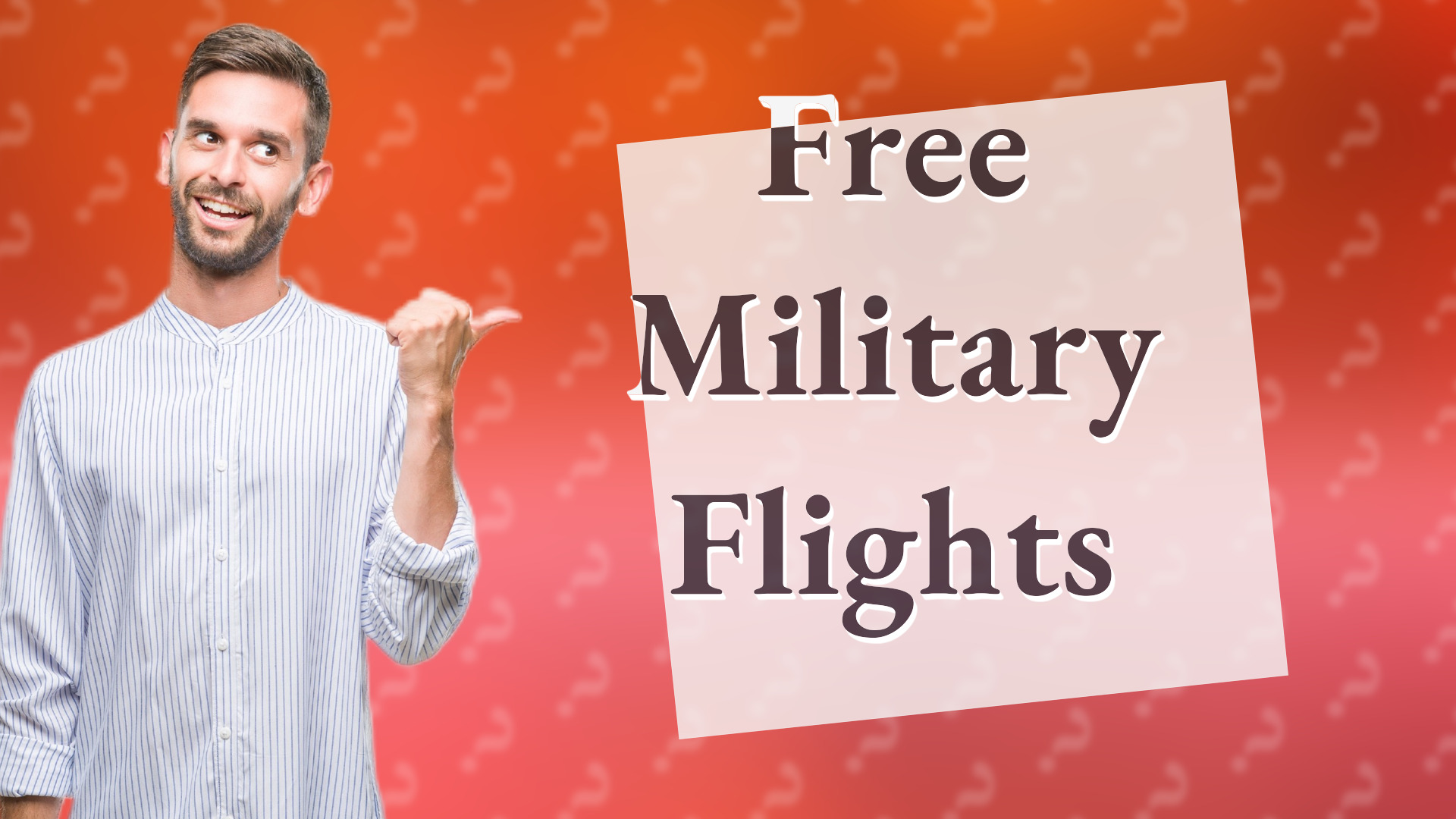 Free Military Flights