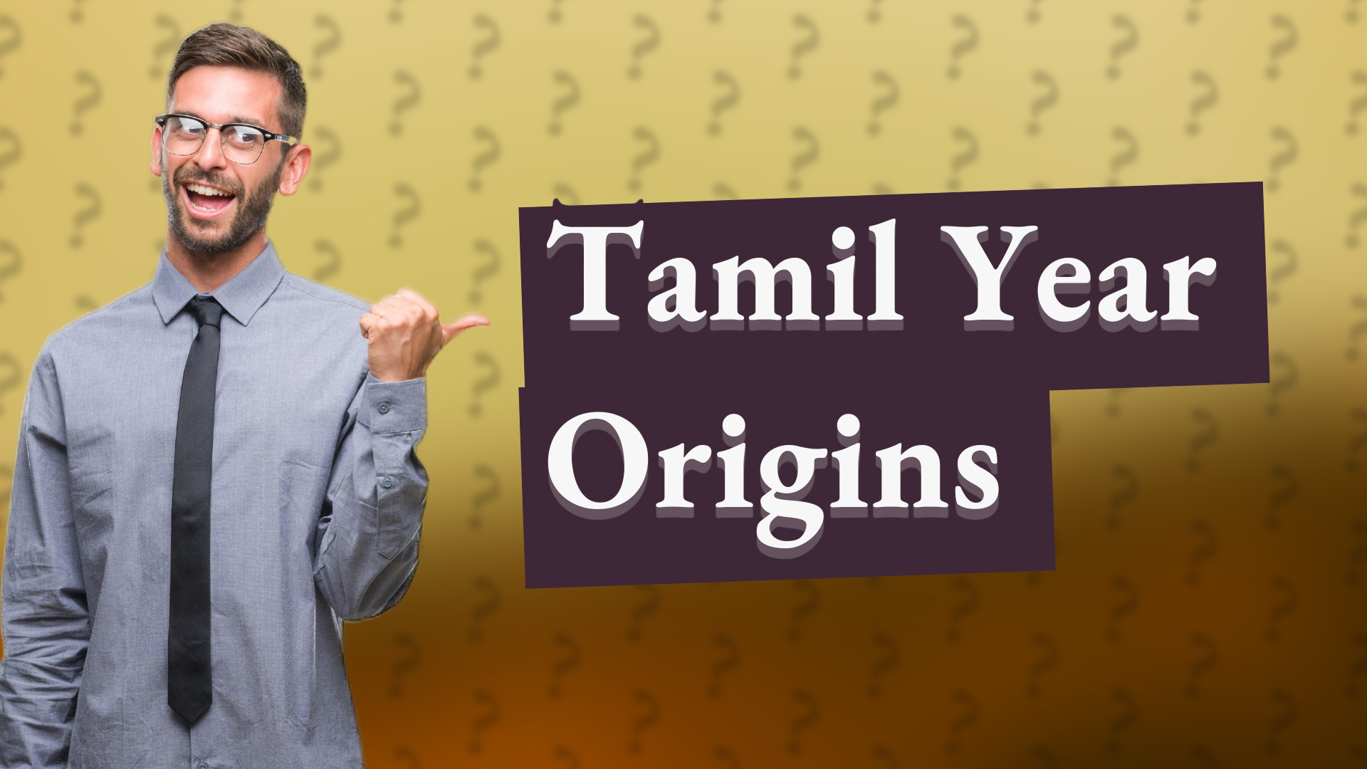 Tamil Year Origins
