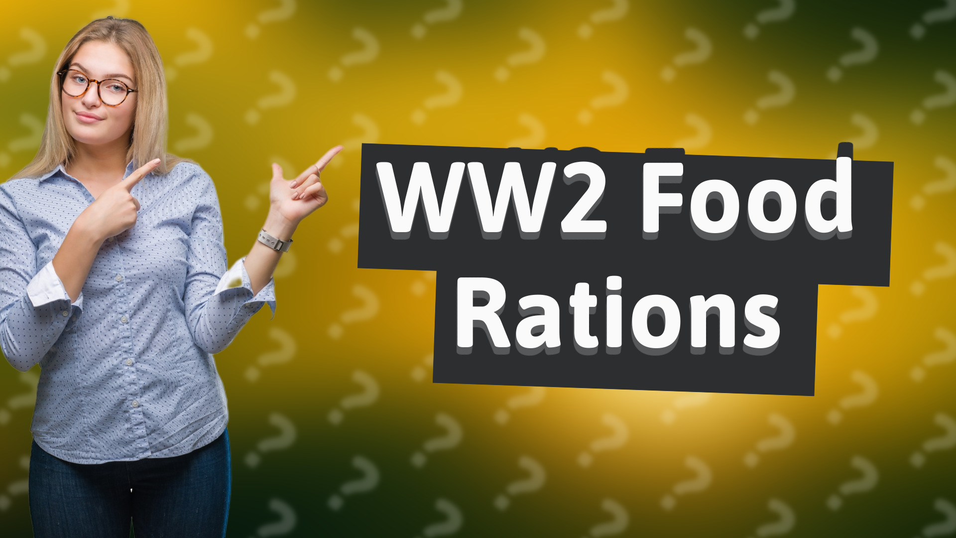 WW2 Food Rations