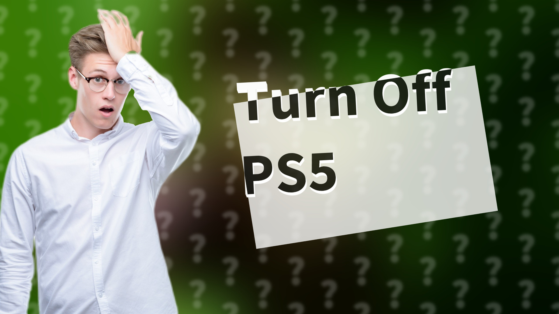 Turn Off PS5