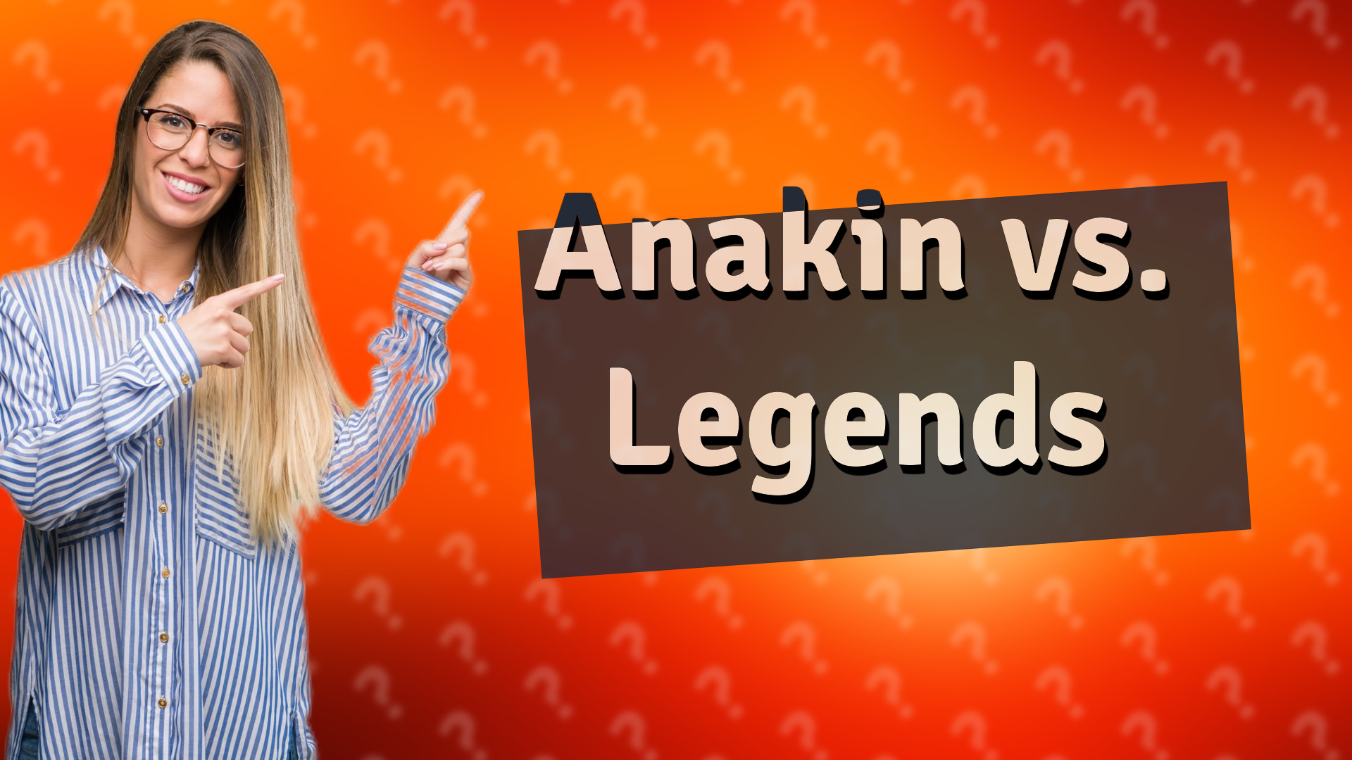 Anakin vs. Legends