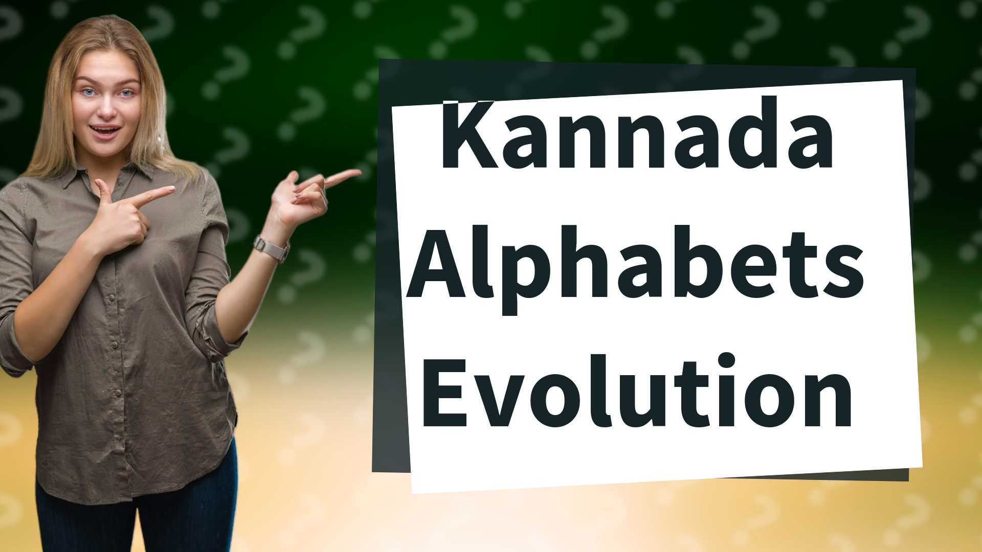 Kannada Alphabets Evolution