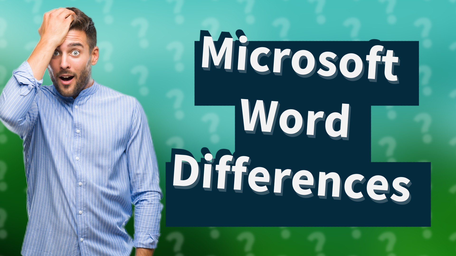 Microsoft Word Differences