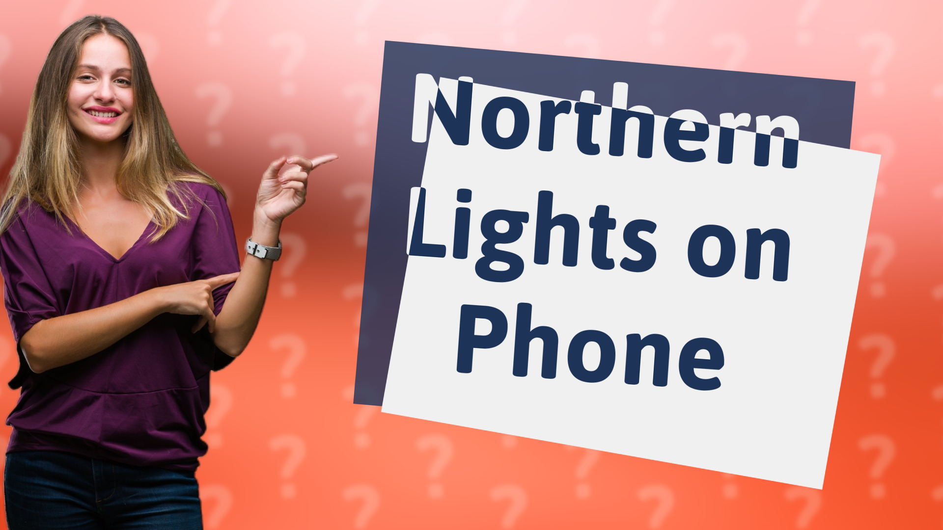 Northern Lights on Phone