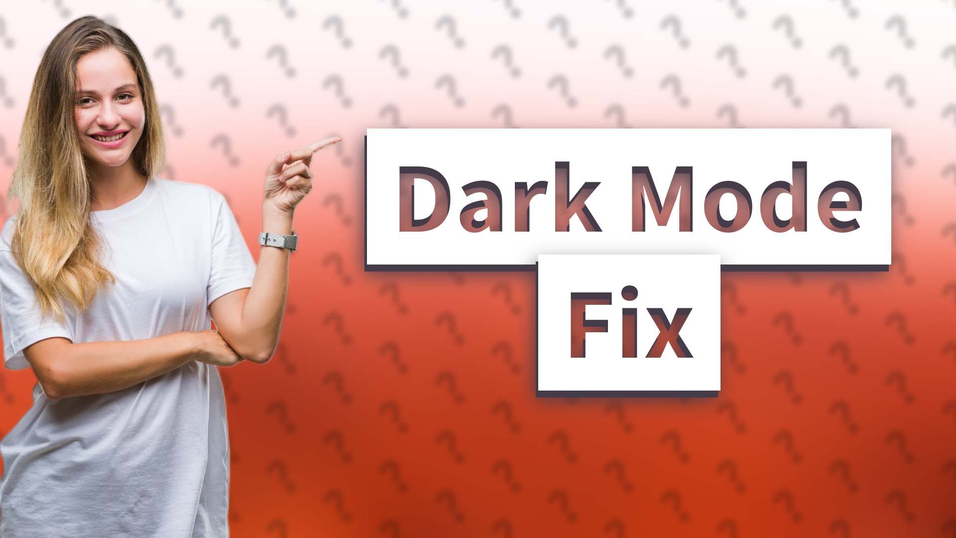 Dark Mode Fix