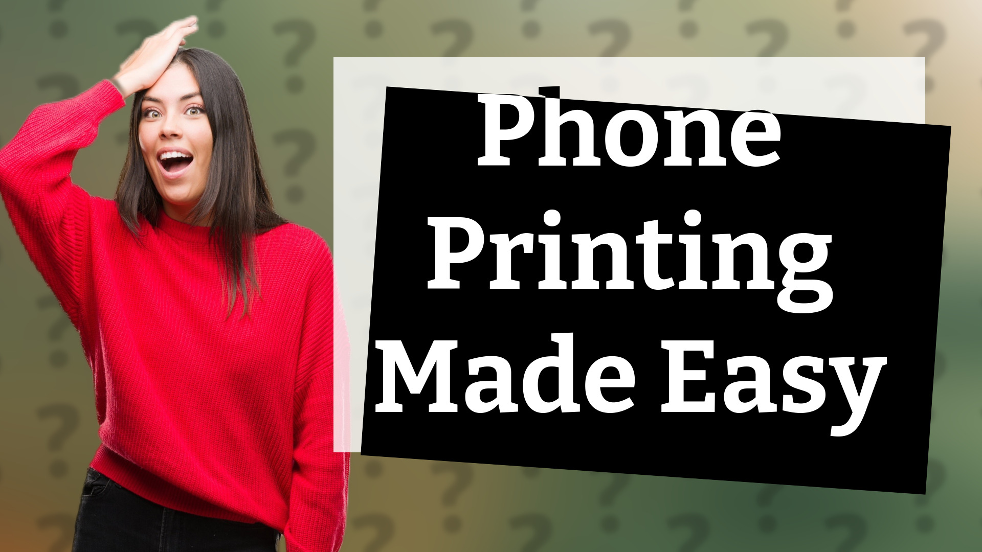 Phone Printing Made Easy