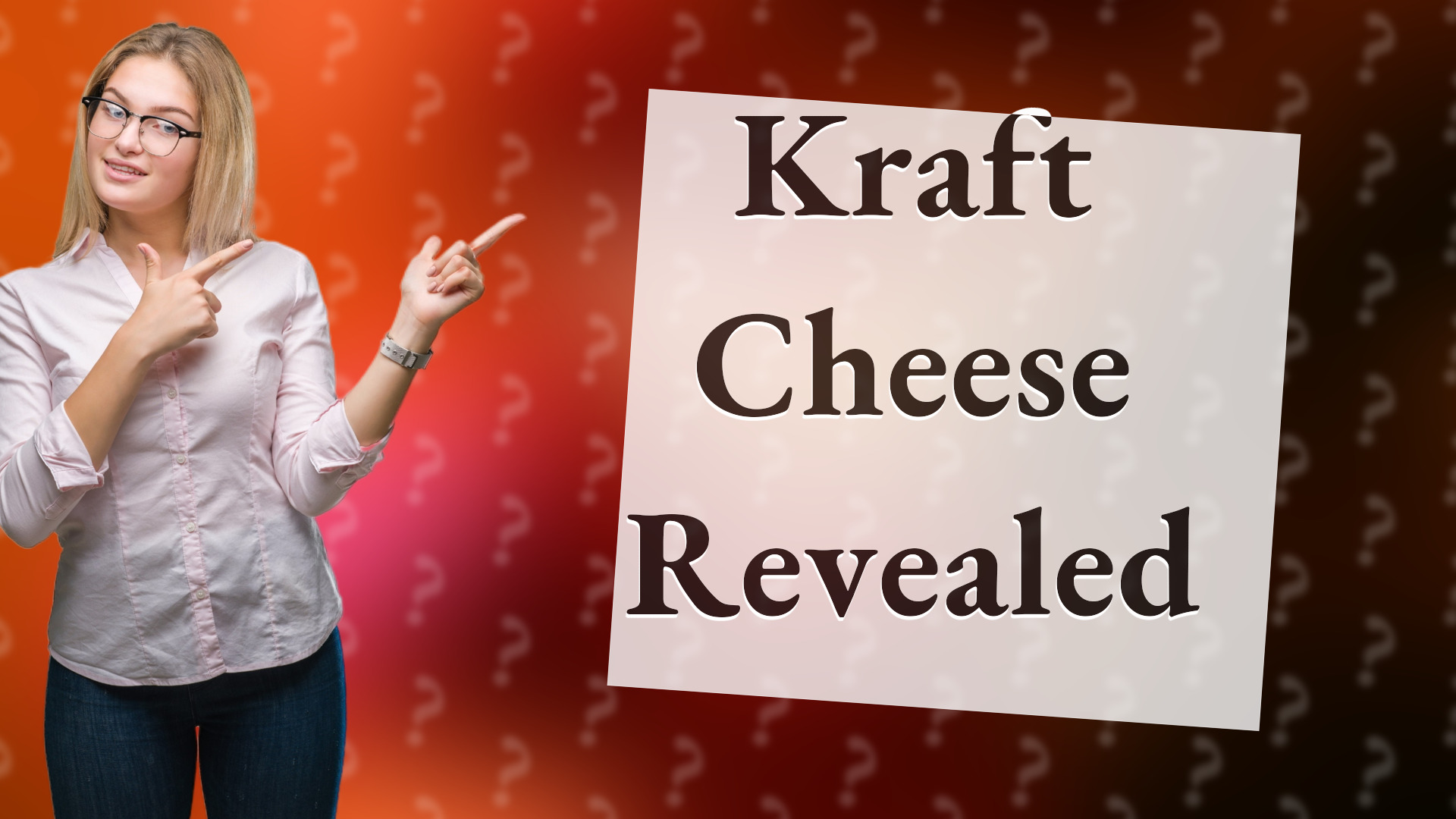 Kraft Cheese Revealed