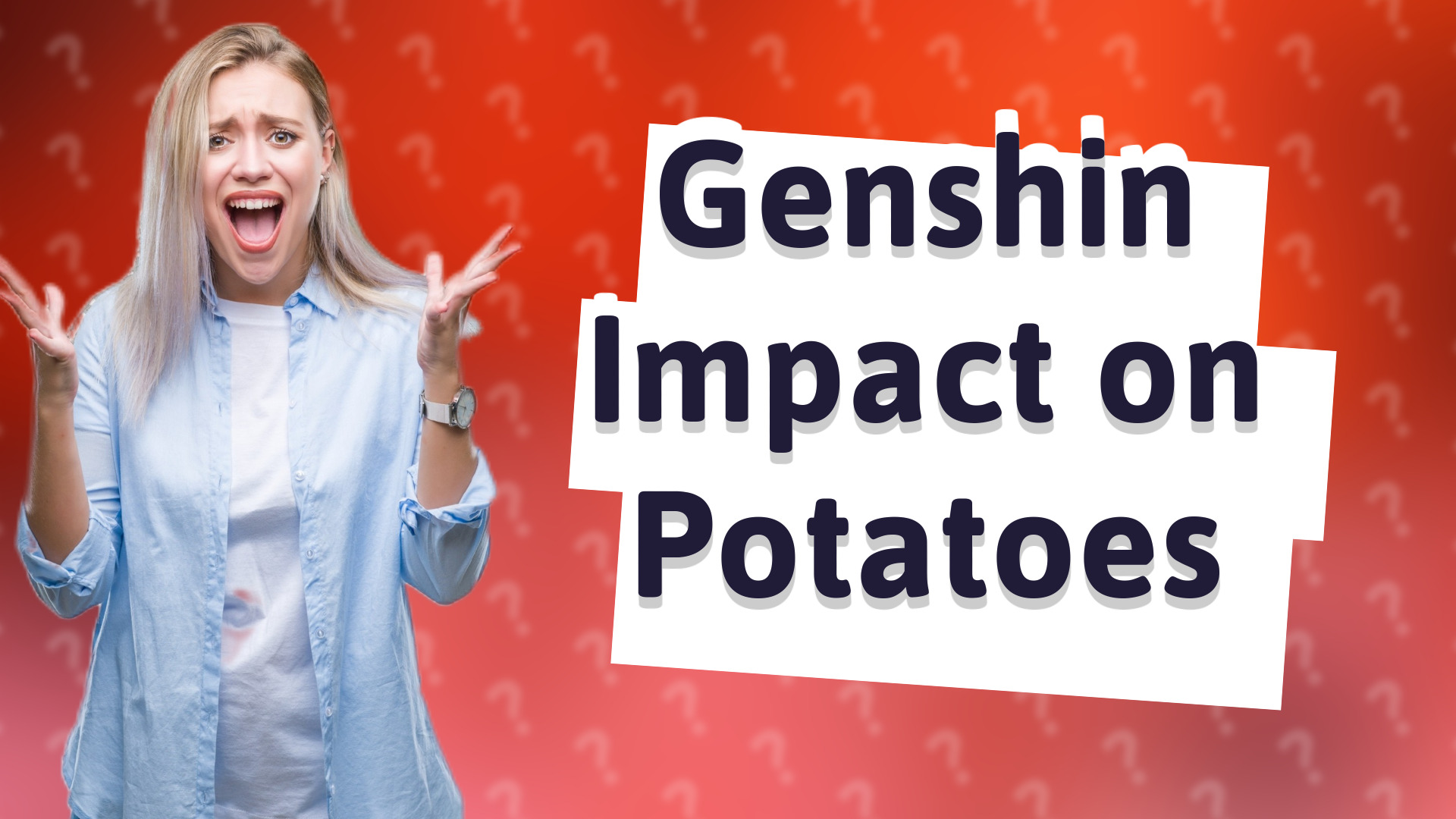 Genshin Impact on Potatoes