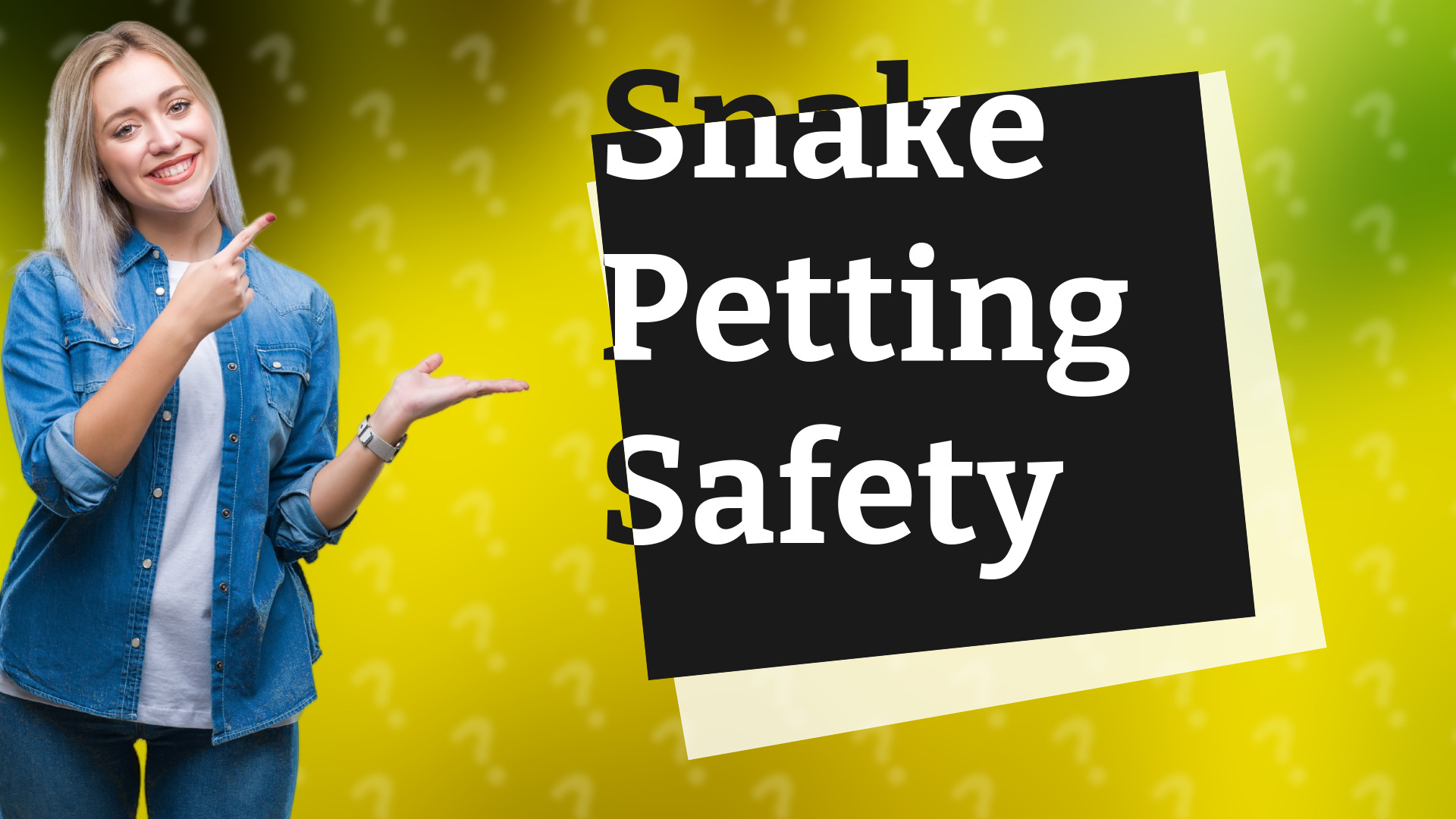 Snake Petting Safety