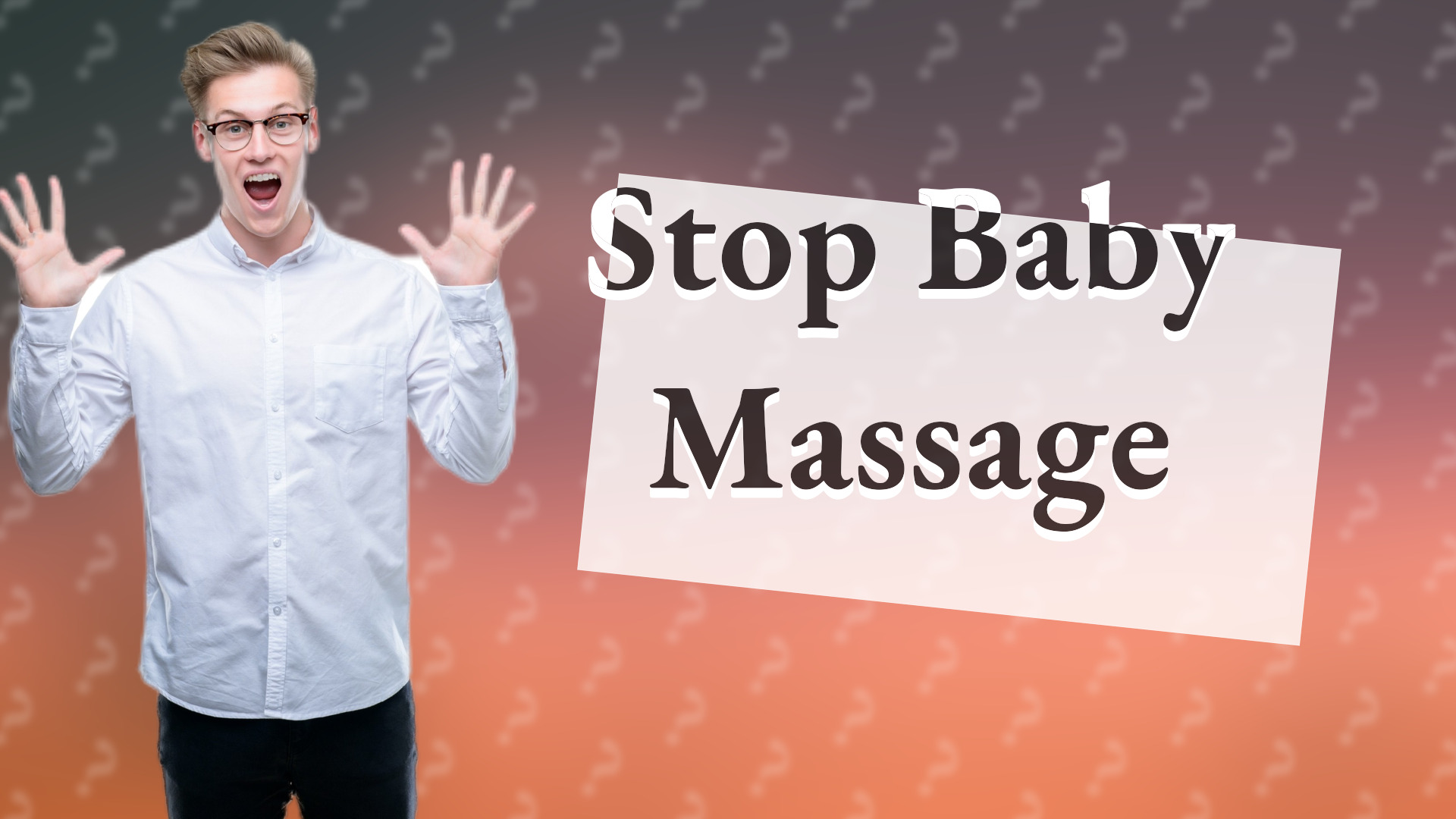 Stop Baby Massage