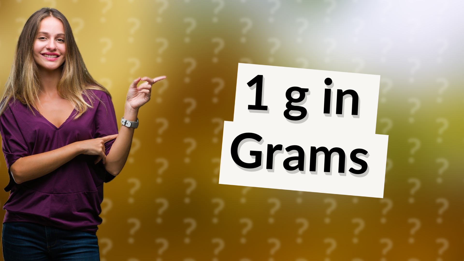 1 g in Grams