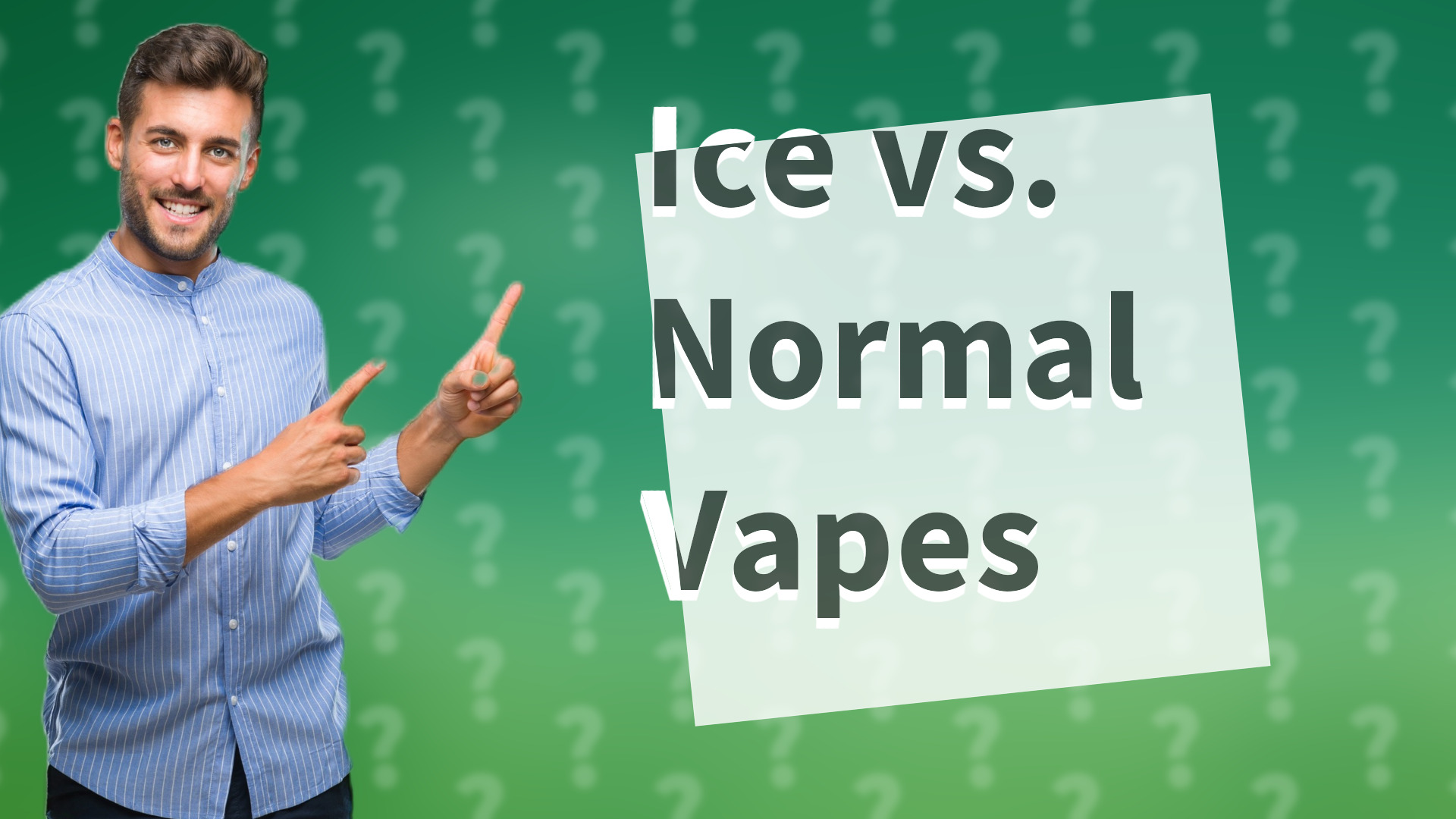 Ice vs. Normal Vapes