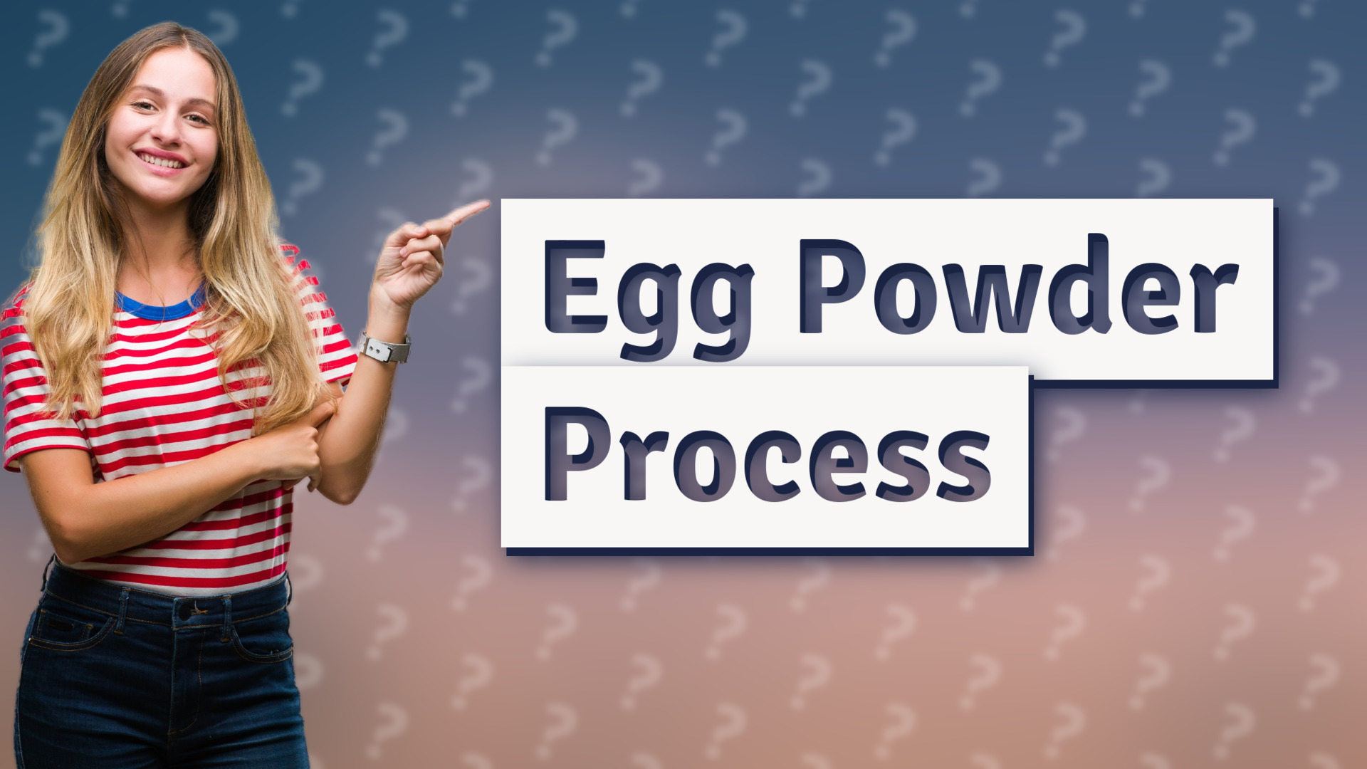 Egg Powder Process