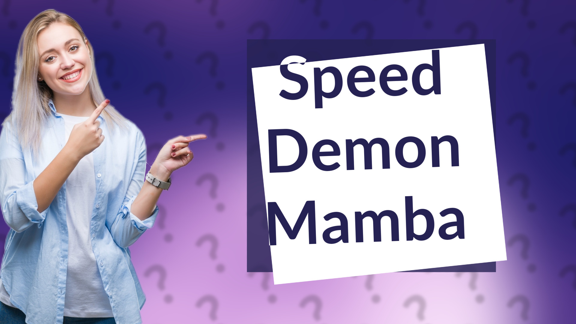 Speed Demon Mamba