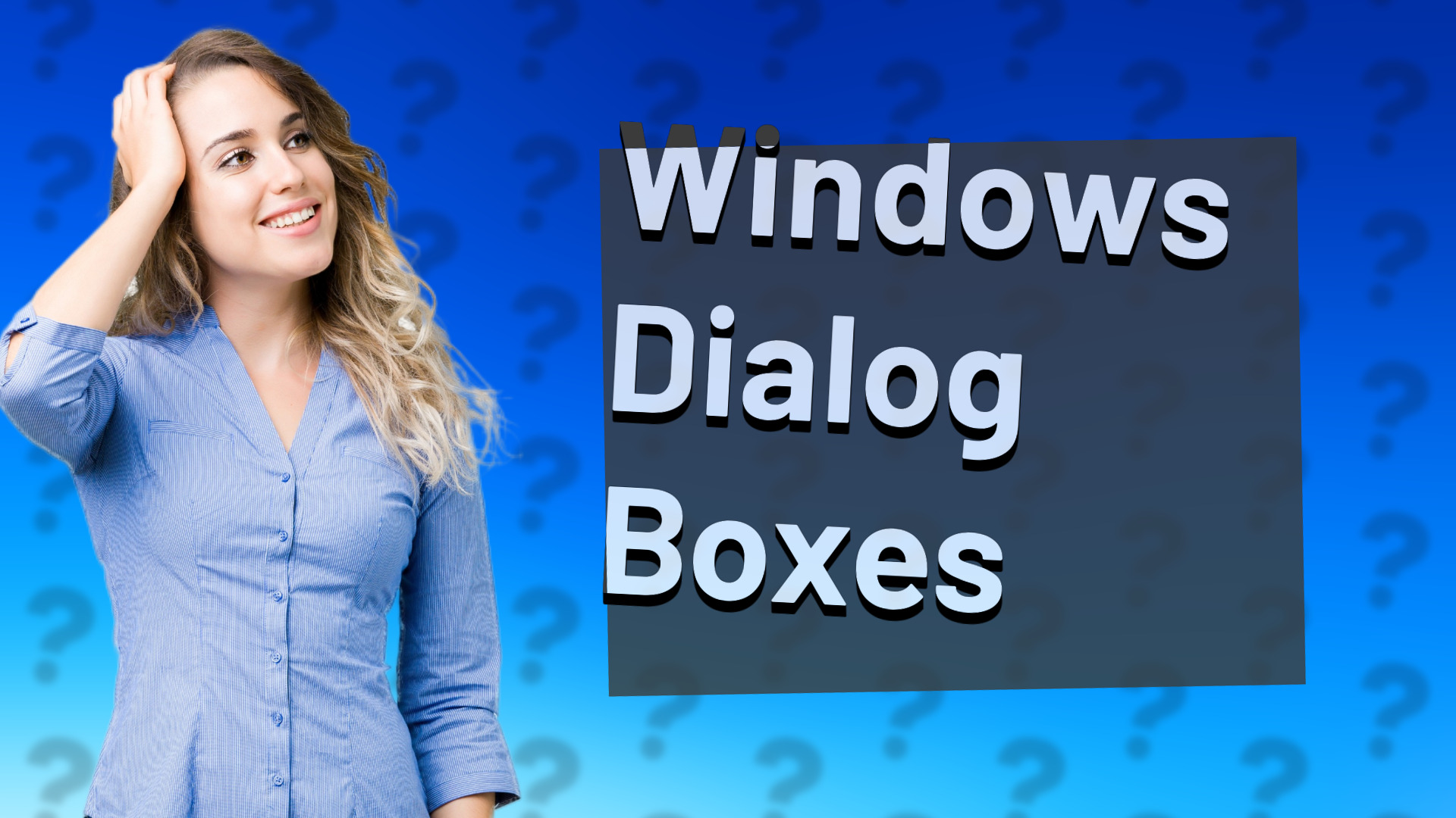 Windows Dialog Boxes