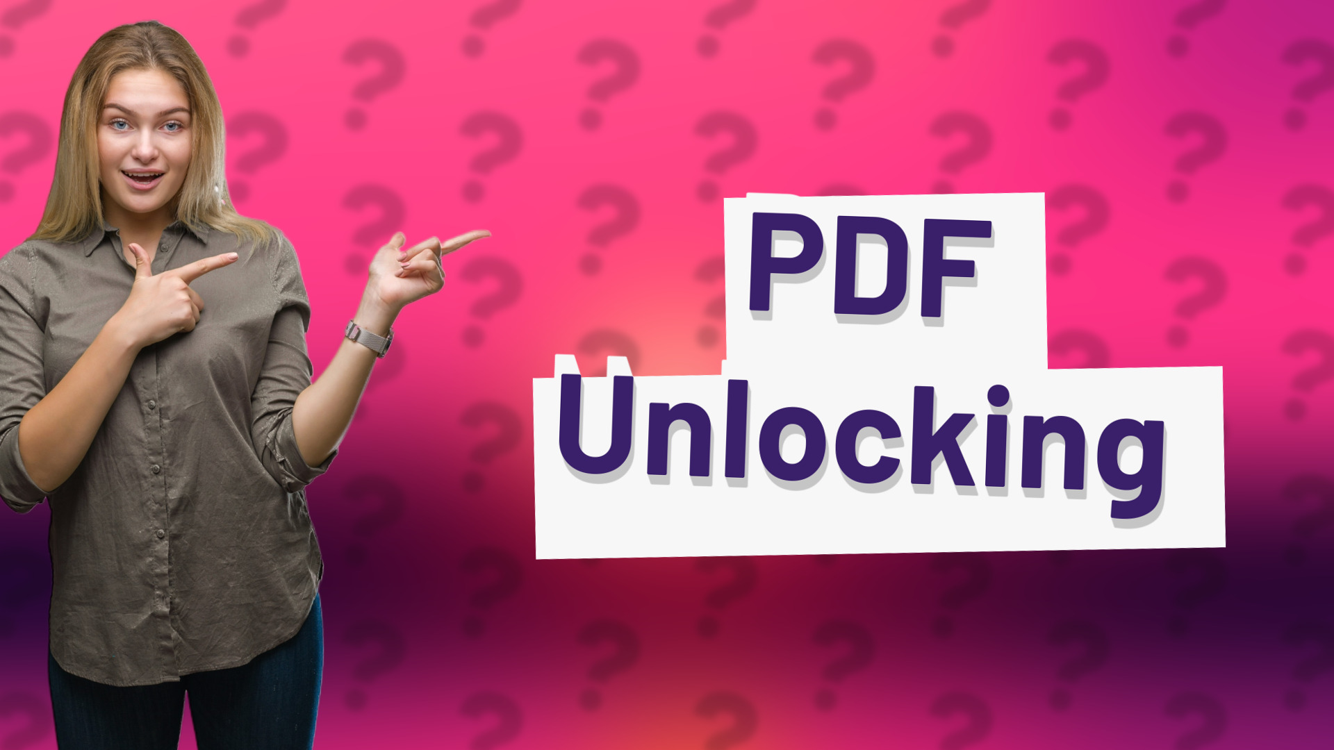 PDF Unlocking