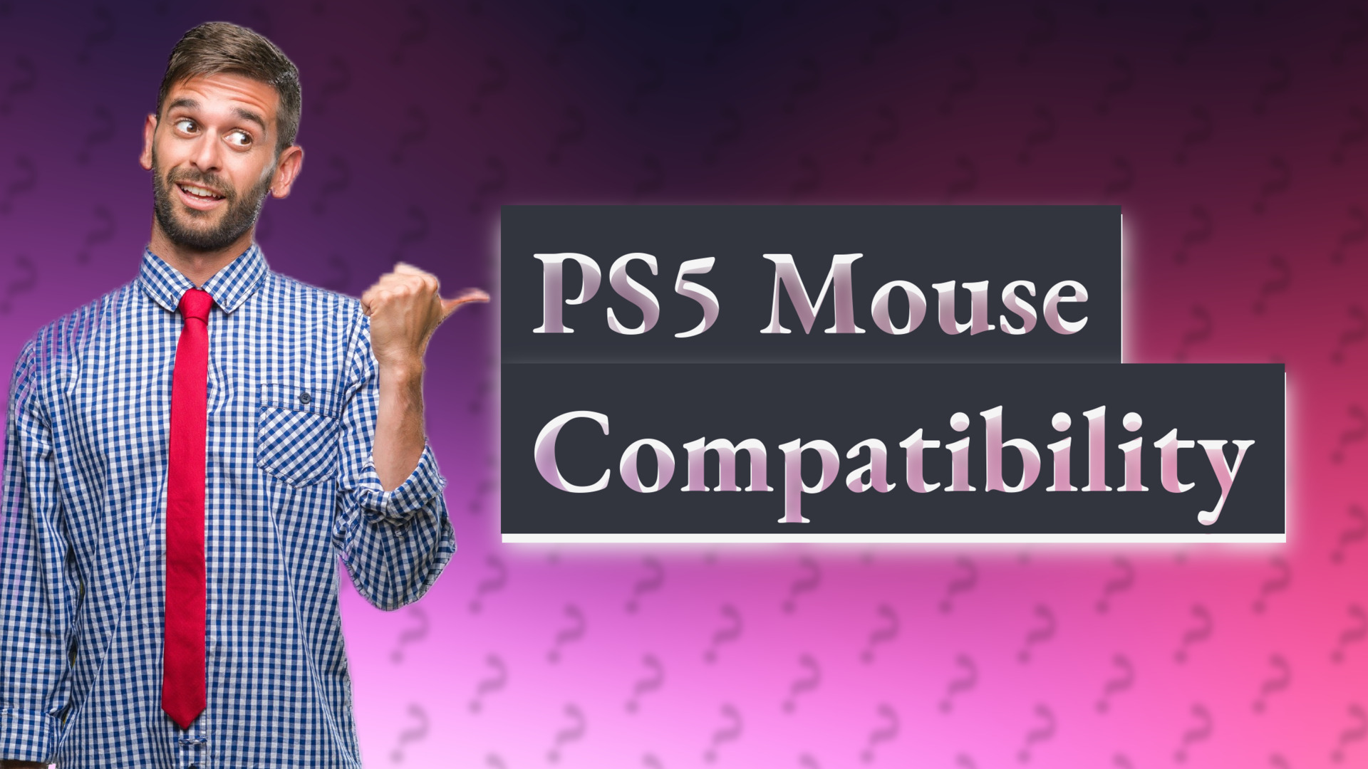 PS5 Mouse Compatibility