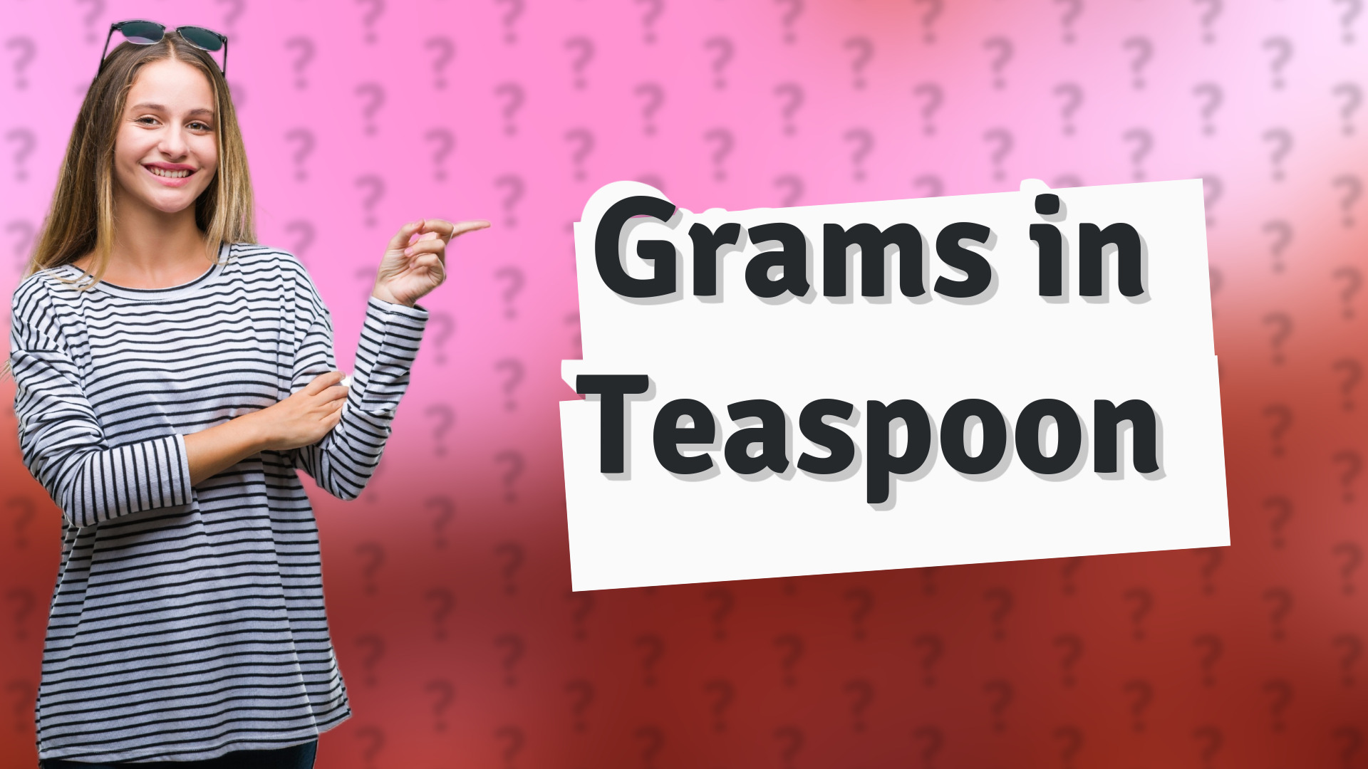 Grams in Teaspoon