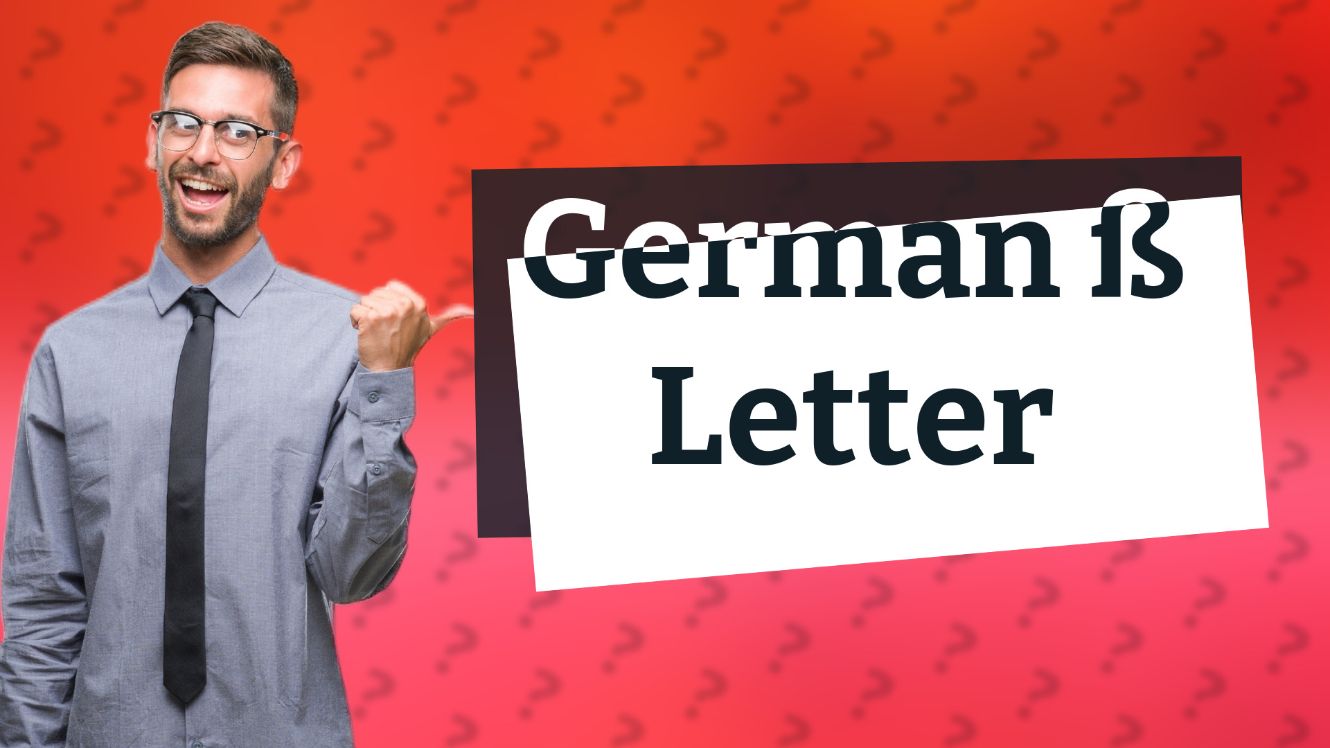 German ß Letter
