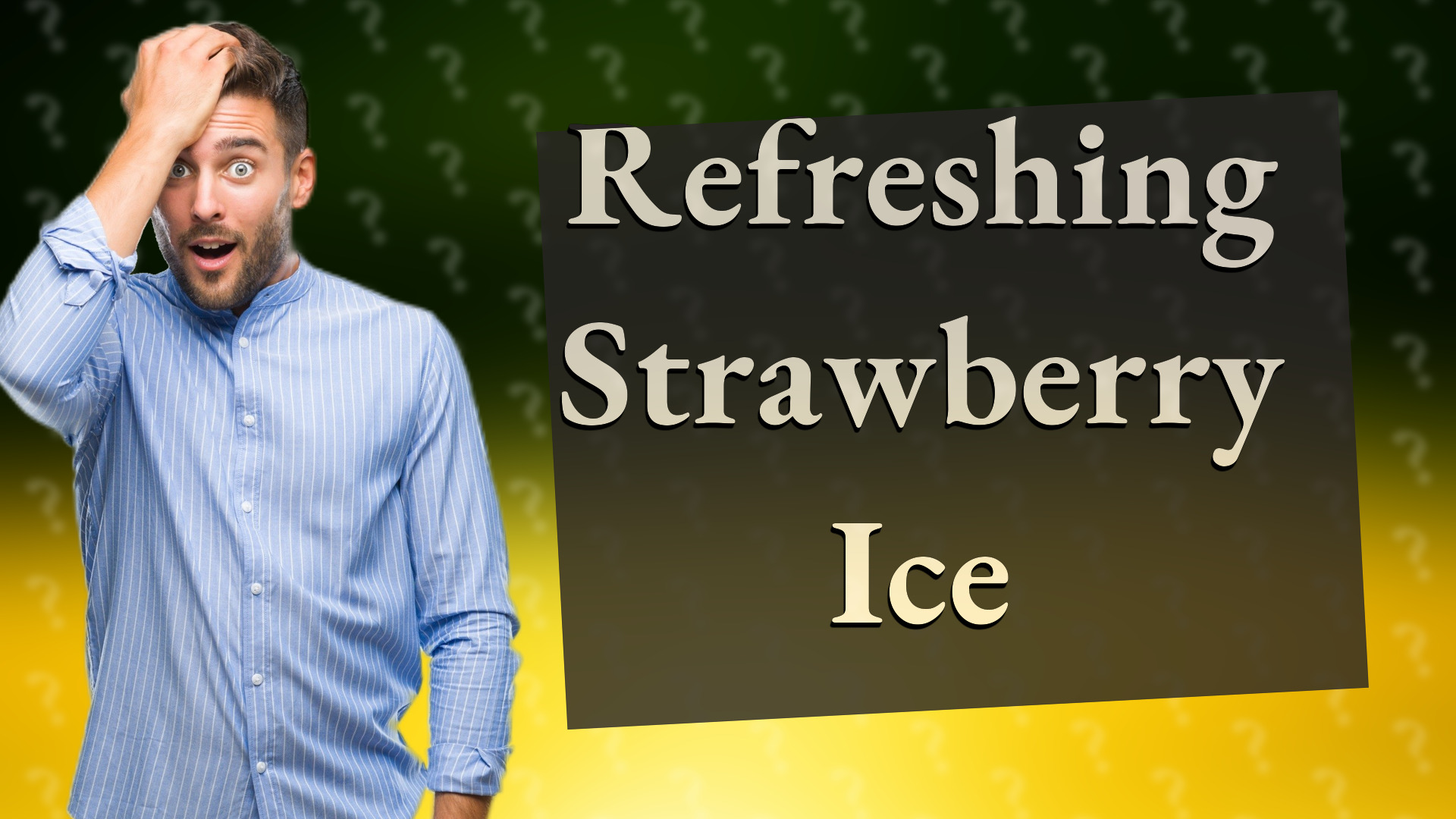 Refreshing Strawberry Ice