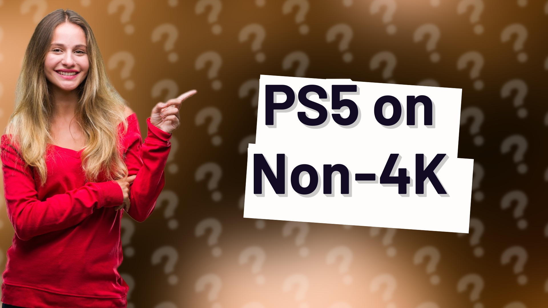 PS5 on Non-4K