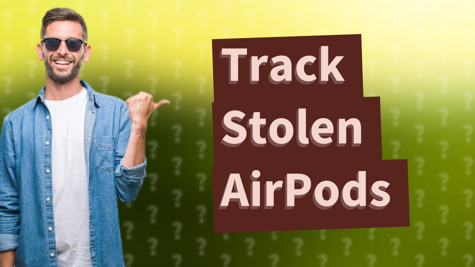Track Stolen AirPods