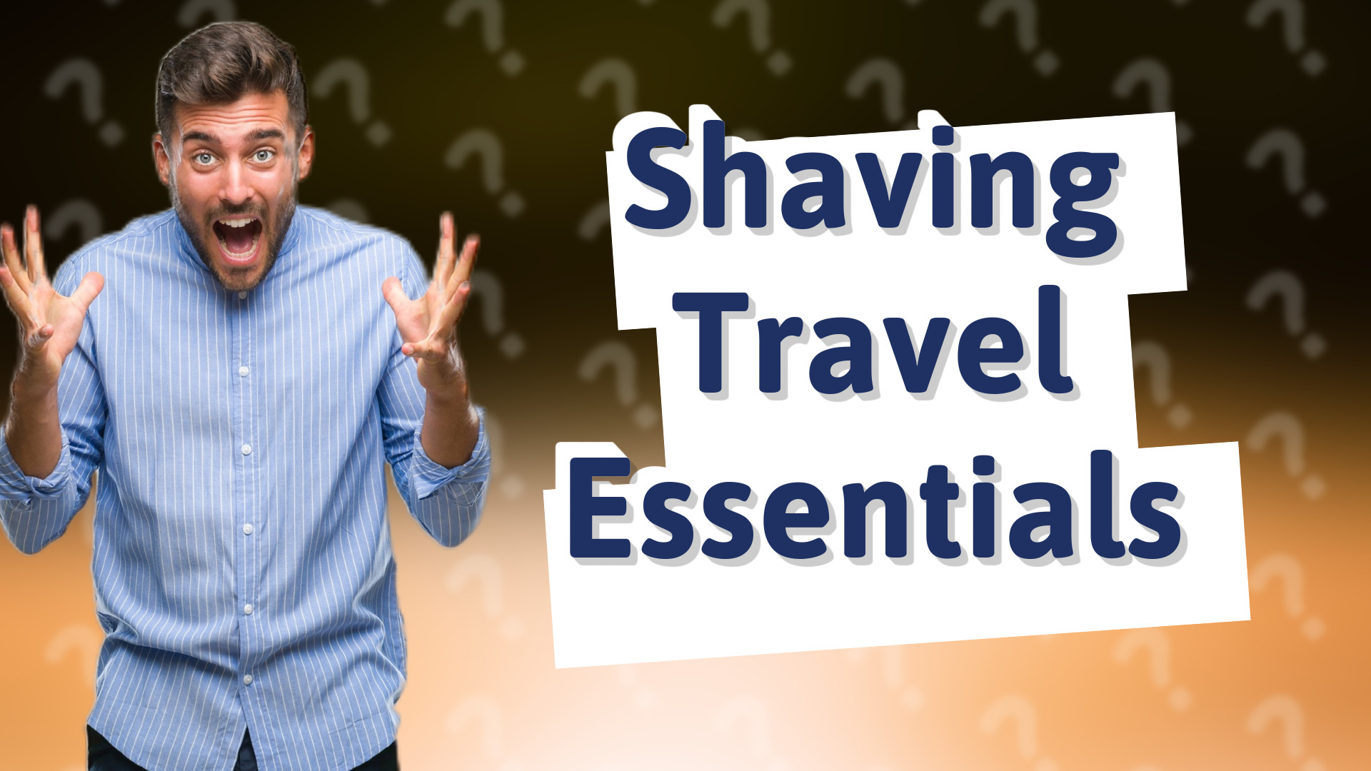Shaving Travel Essentials