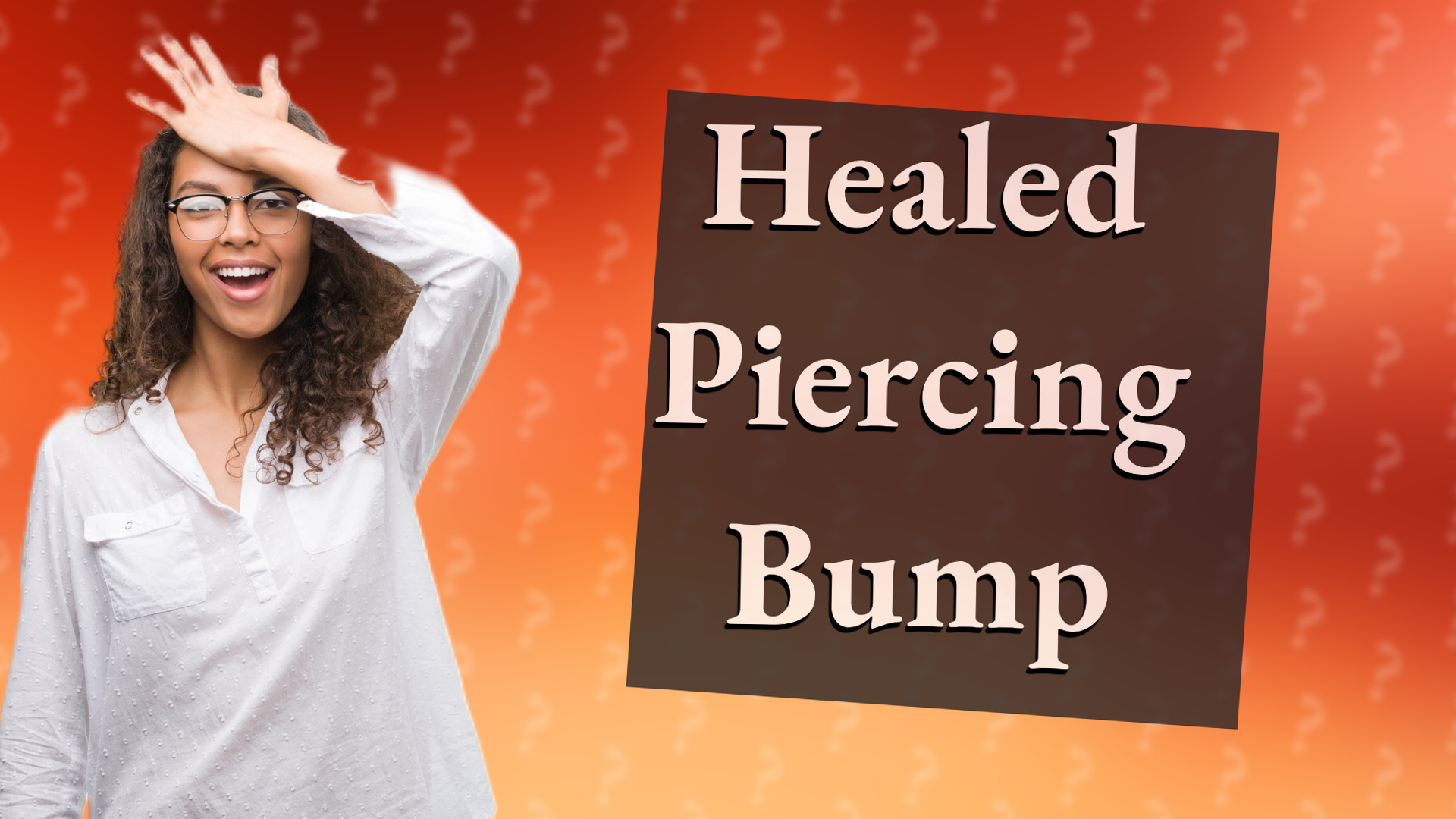 Healed Piercing Bump