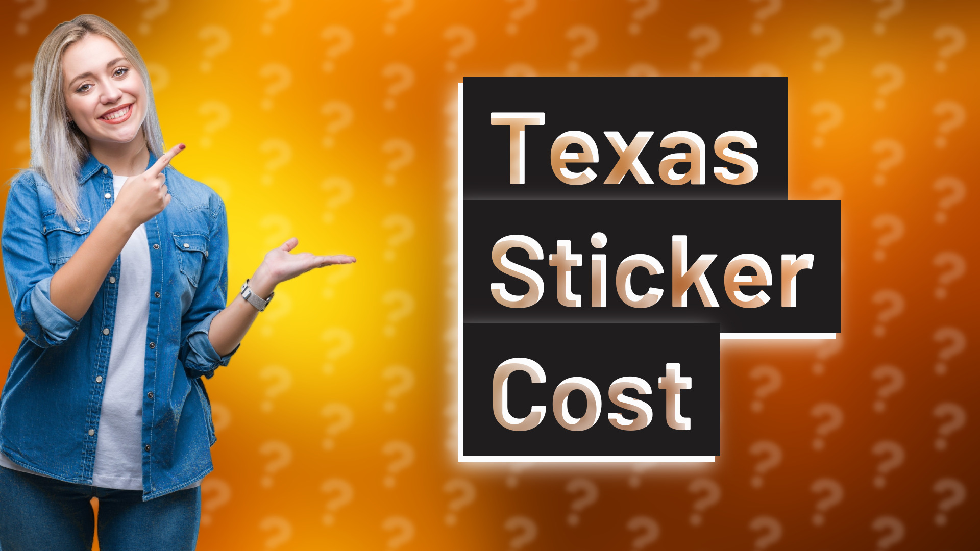 Texas Sticker Cost