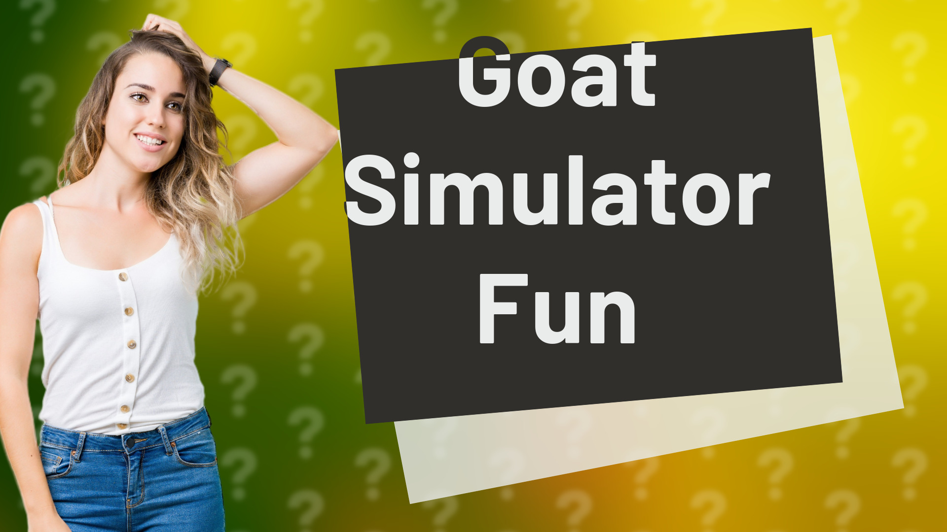 Goat Simulator Fun